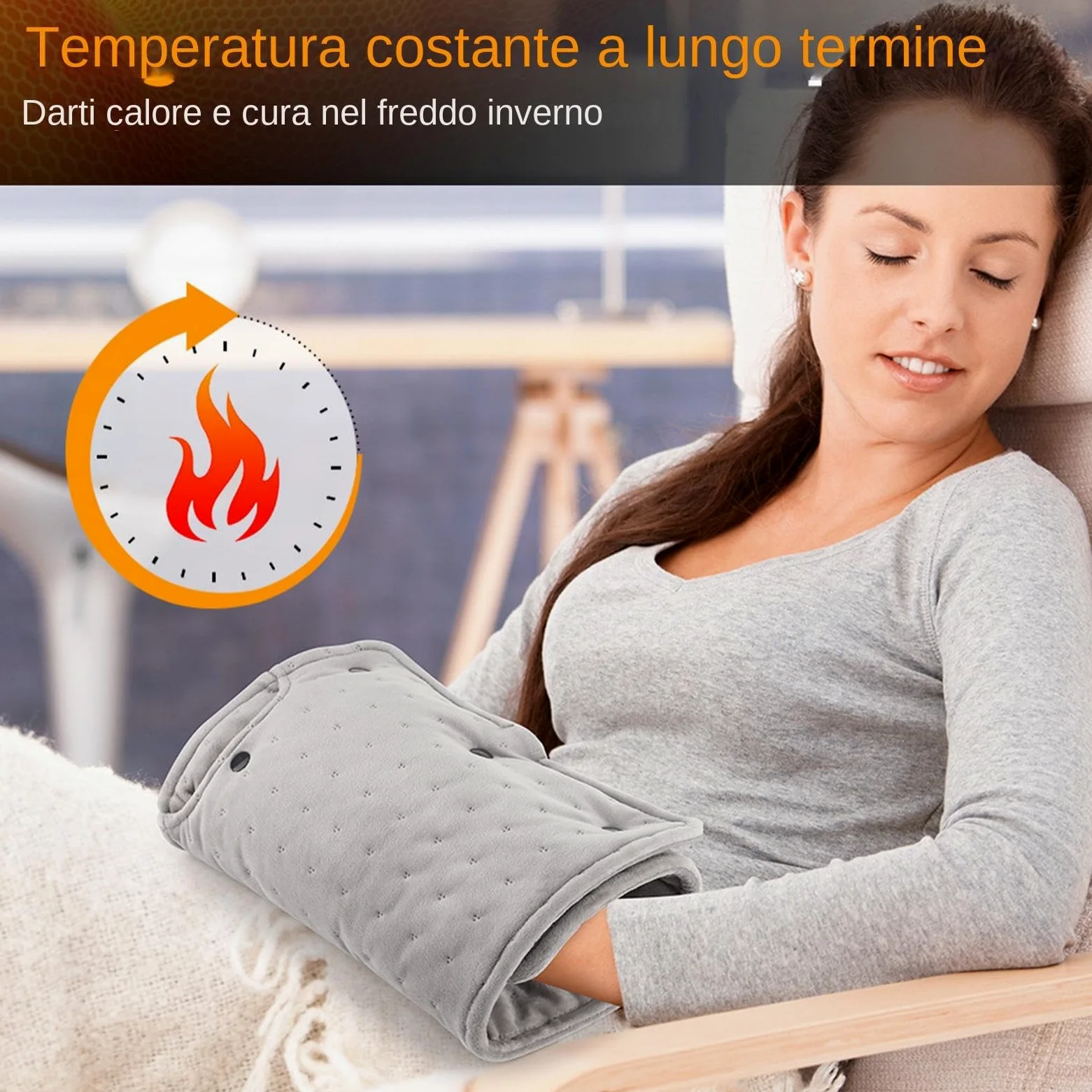 SCCA - Calentador de manos eléctrico, calentador de manos eléctrico, calentador de manos enchufable, calentador de manos de invierno, calentador de manos de otoño, funda de calefacción estable