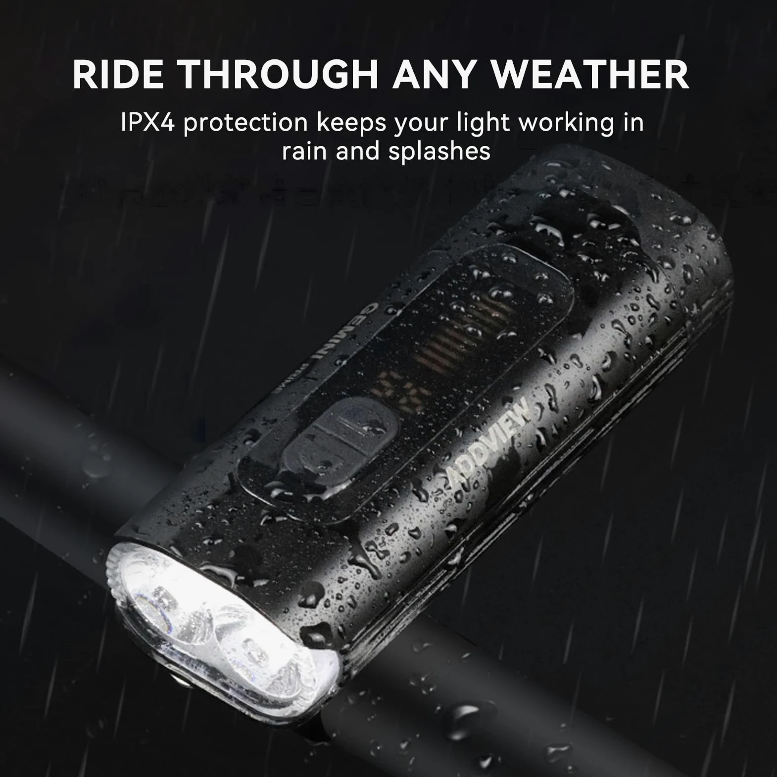 Venzio Luz LED frontal recargable USB-C de 1000 lúmenes, linterna frontal de batería de 4800 mAh, IPX4 impermeable, 8 modos de luz multifunción para conducción nocturna, carretera, montaña y uso en
