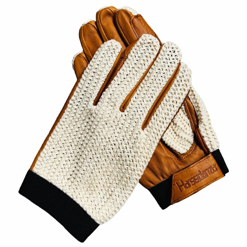 Harssidanzar Guantes de equitación, genuino cuero de oveja malla transpirable, ligero y cómodo, guantes de equitación DM303
