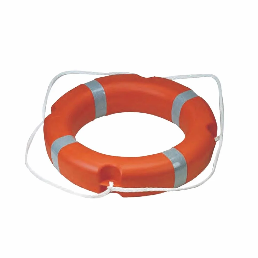 BTK Kit salvavidas anular con forma de rosquilla homologado con 30 m de cima naranja de 8 mm para barco, rescate de mar, piscina, baño