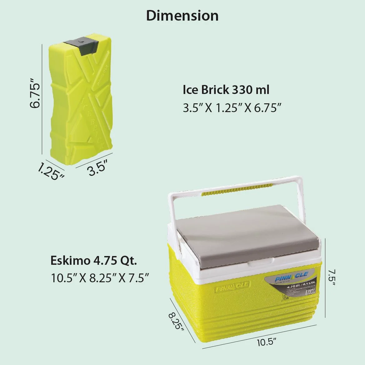Pinnacle Juego de hieleras – 3 bolsas térmicas aisladas de 32L/11L/4.5L con 2 paquetes de hielo para enfriador, kit de enfriador grande aislado para picnics, pesca, barbacoas - Compartimento de
