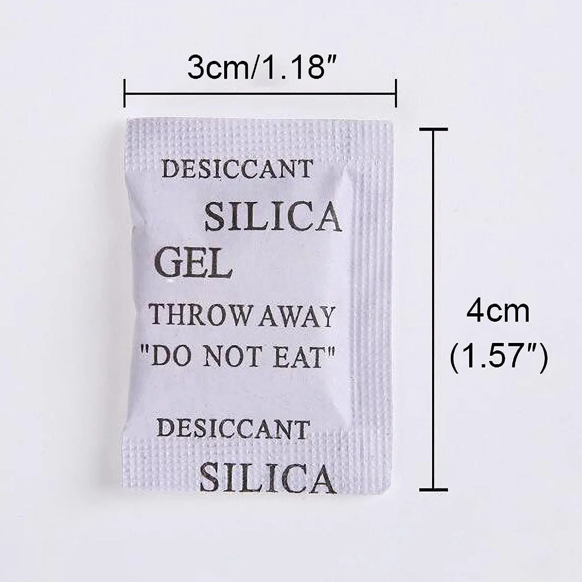 100 Paquetes Bolsas De Gel De Sílice Sachets Desecante Pequeño Absorbente De Humedad Seguro Para Almacenamiento Sin Olor