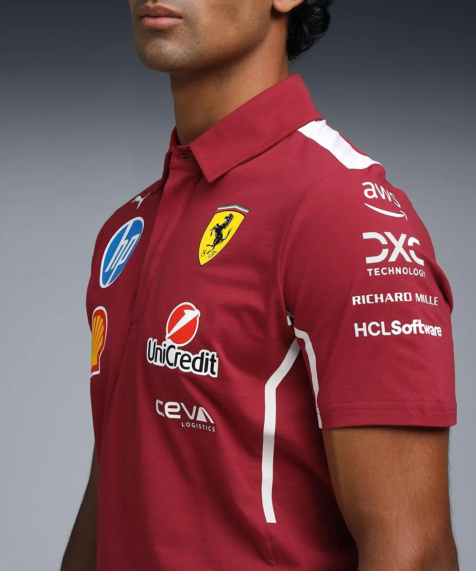 PUMA Scuderia Ferrari F1 Polo del Equipo 2025 - Rojo