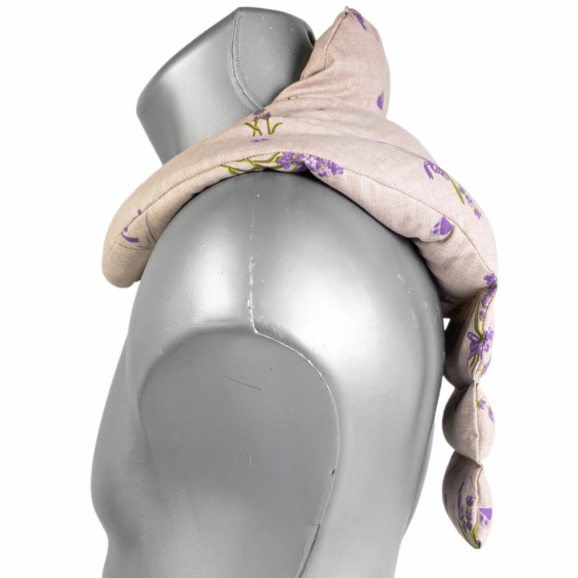 Cojín cervical térmico para cuello y hombros aroma de cereza marrón