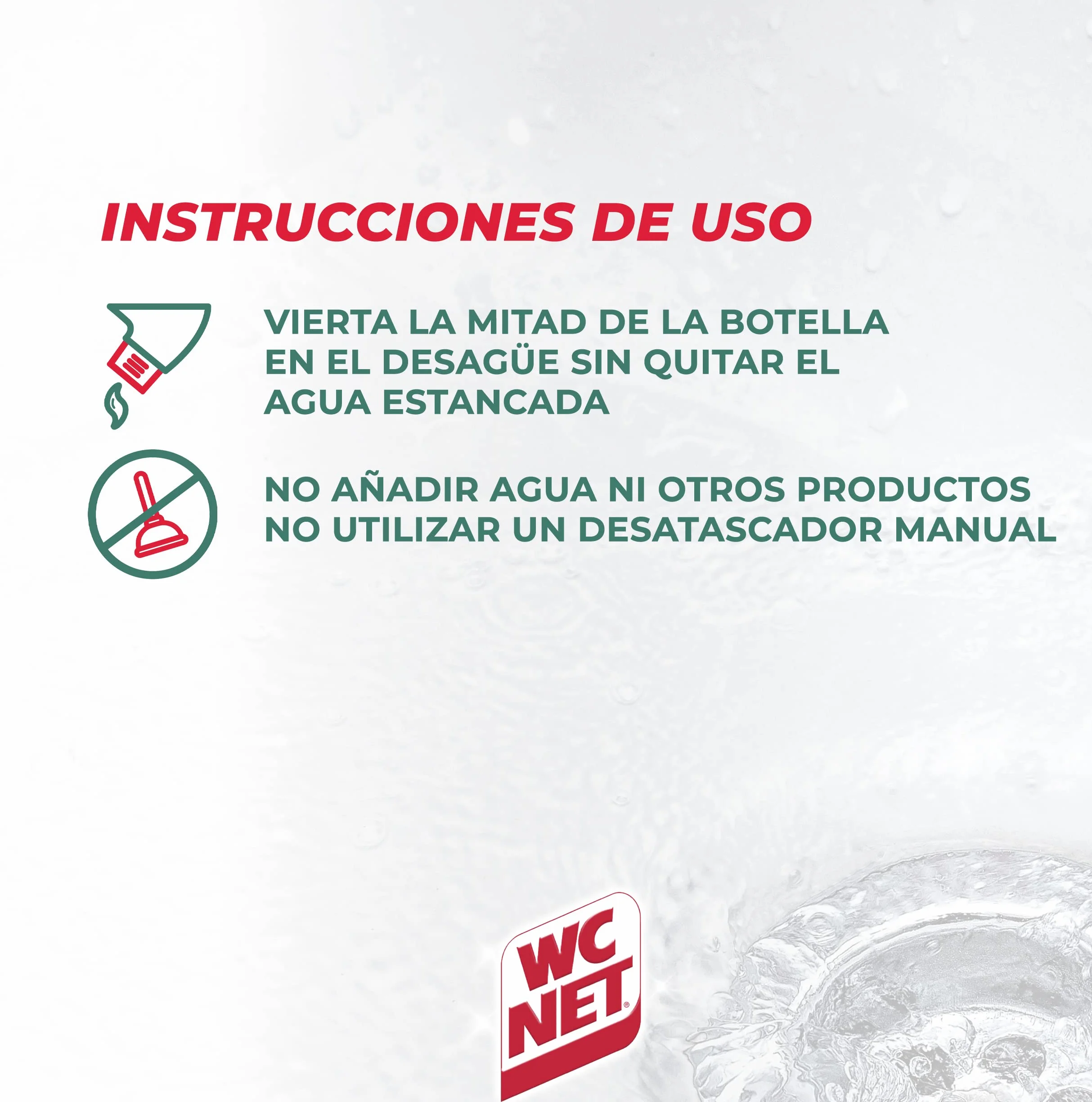 Wc Net Desatascador Turbo, 1L