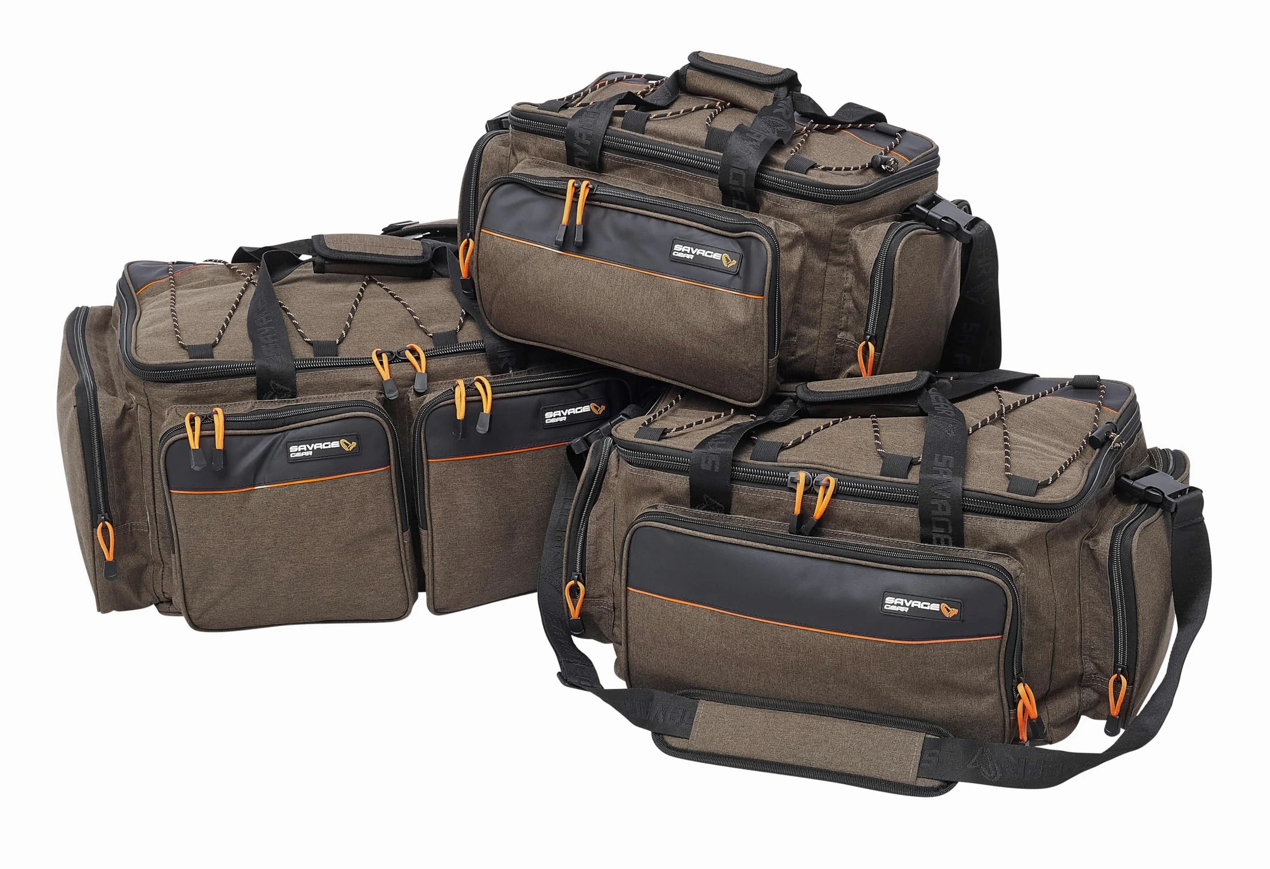 Savage Gear System Carryall Bag - Bolsa de Pesca Resistente para Pescadores, Organizador de Equipo Resistente al Agua con múltiples Compartimentos