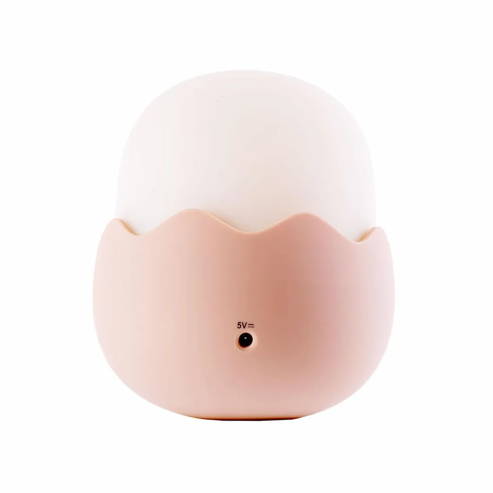 Lampara nocturna de mesa LED Infantil quitamiedos recargable Chicken Greenice