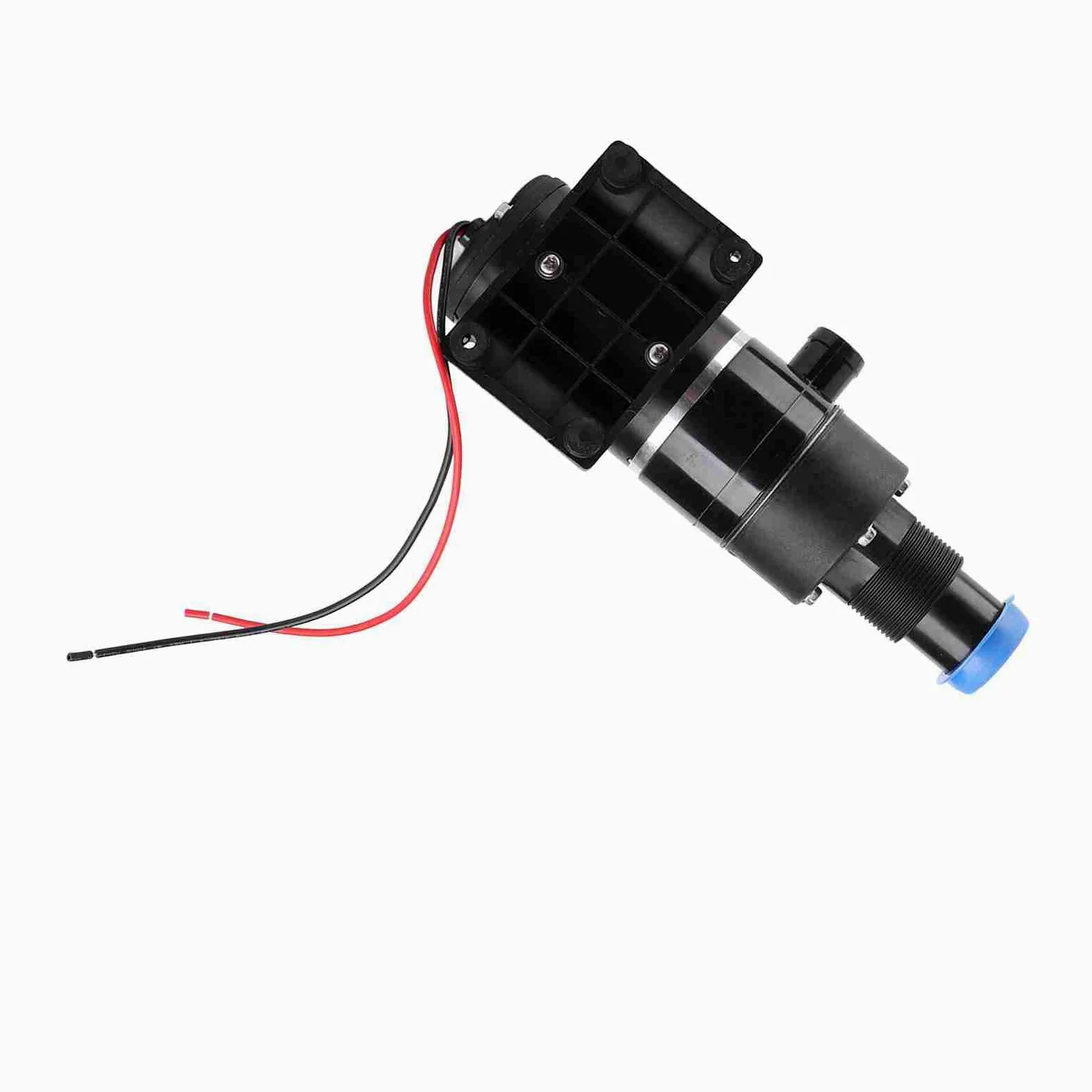 Jiawu Bomba de Residuos Maceradora Autocebante 18590-2092 para Yates Marinos, 12 V, Protección en Seco, Cortador de Acero Inoxidable, Autocebado de 5 Pies para Tanque de Retención, Caja de Peces