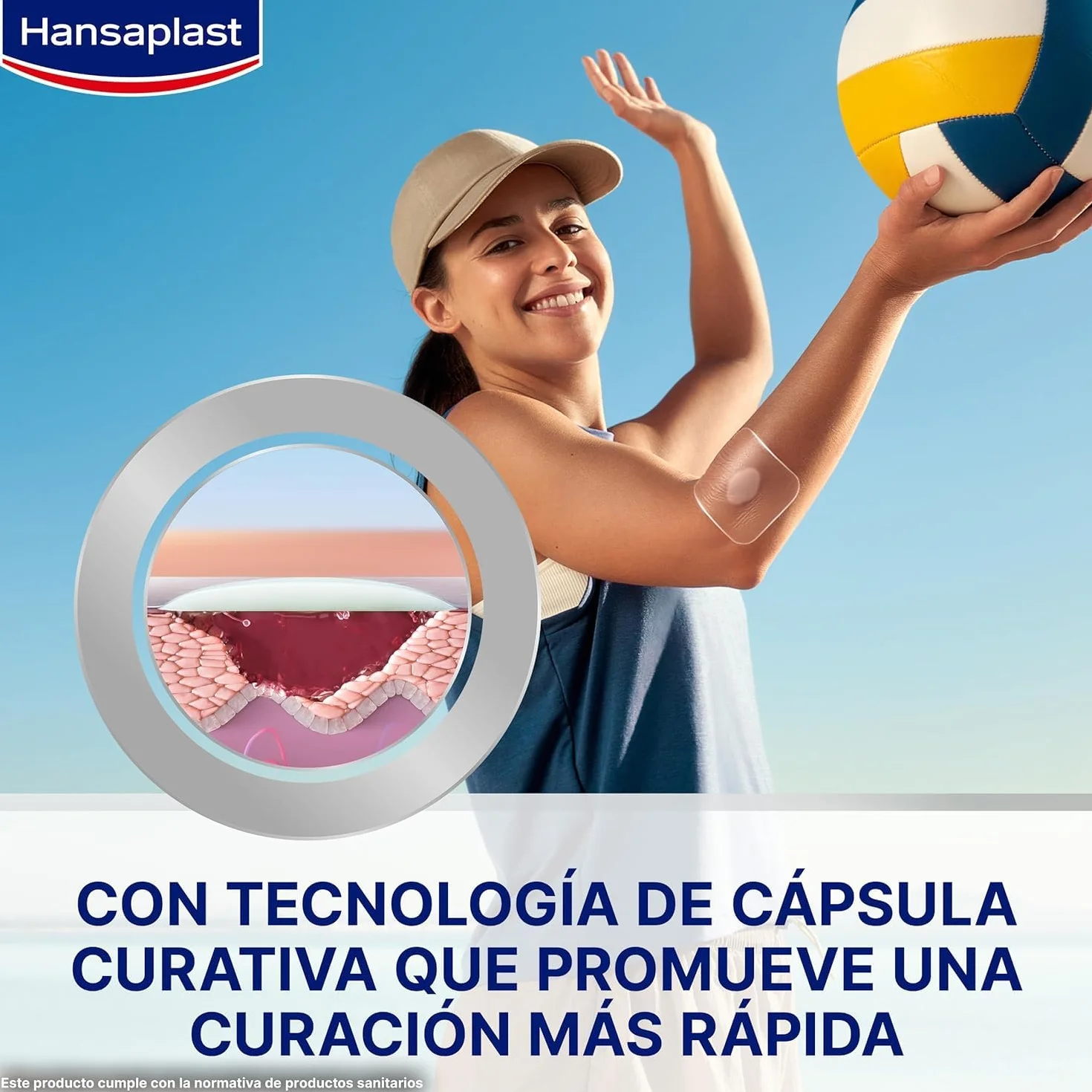 Hansaplast Second Skin Protection Apósito Avanzado XL impermeable ultrafino flexible 3 uds.