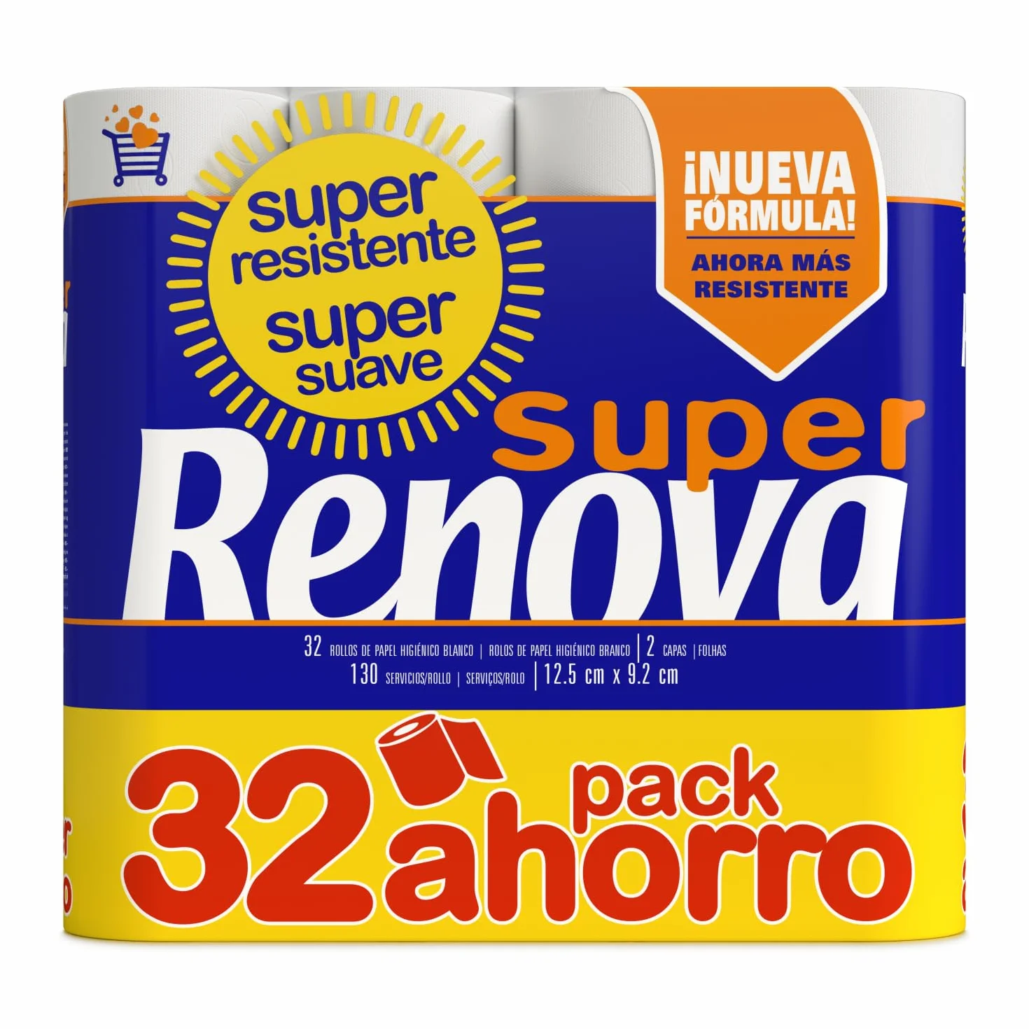 Renova Papel higiénico Super Blanco 32 rollos