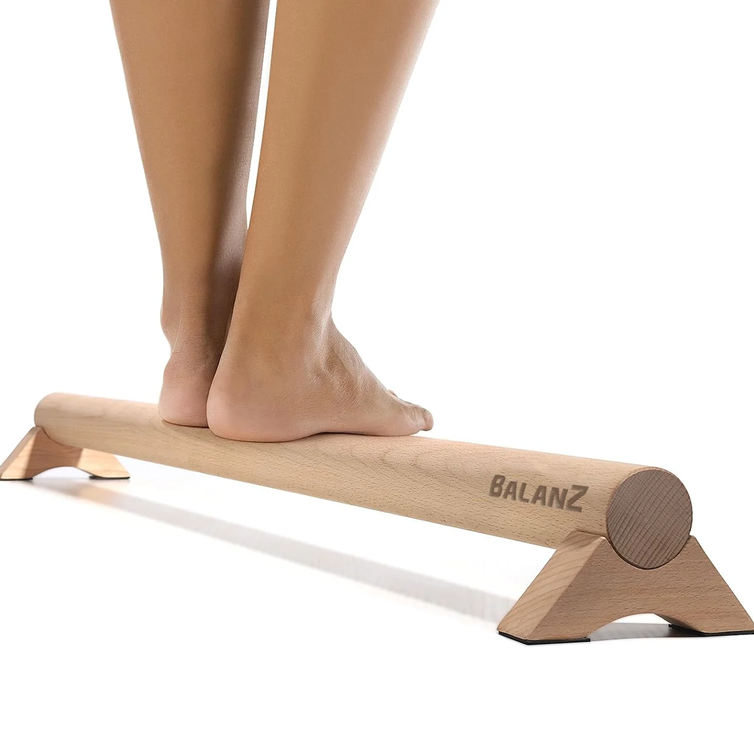 Original Cup Balanz Barra de Gimnasia de Madera Haya 100×10×8 cm | Niños & Adultos | Barra de Equilibrio para Motricidad & Rehabilitación | Gimnasio en Casa, Musculación Suave, Fisioterapia | Aerobik