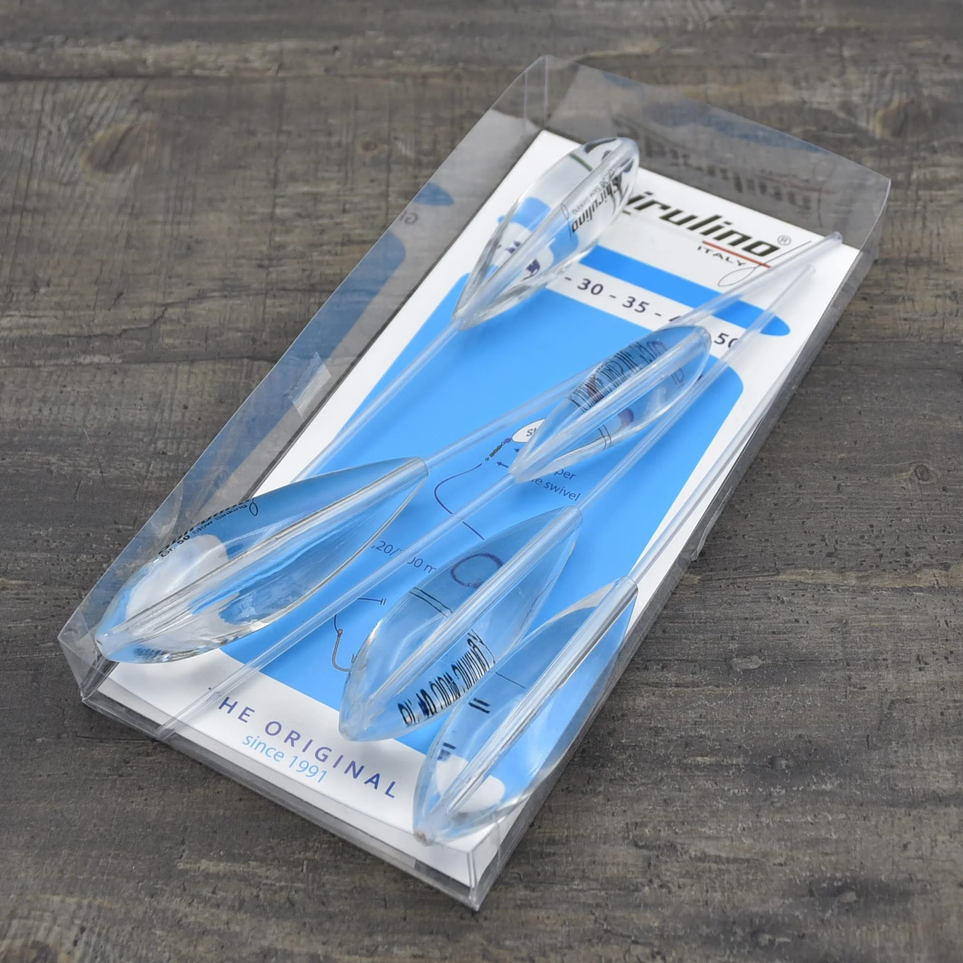Sbirulino® Kit de bombardas de pesca (juego de bombardas, semisumergibles, 25 – 30 – 35 – 40 – 50 g)