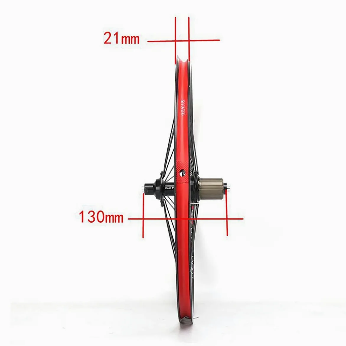 Juego De Ruedas BMX 20'' Llantas De Bicicleta Plegables 406/451 Freno C/V | 74/130mm Ruedas De Liberación Rápida Bujes 16/24H Para Cassette 8/9/10/ 11 Velocidades(Silver,451)
