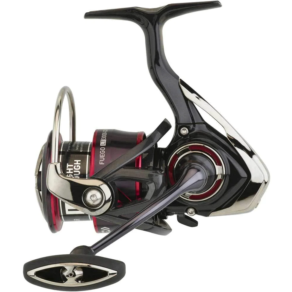 Daiwa CARRETE DE PESCA Negro, rojo, plateado