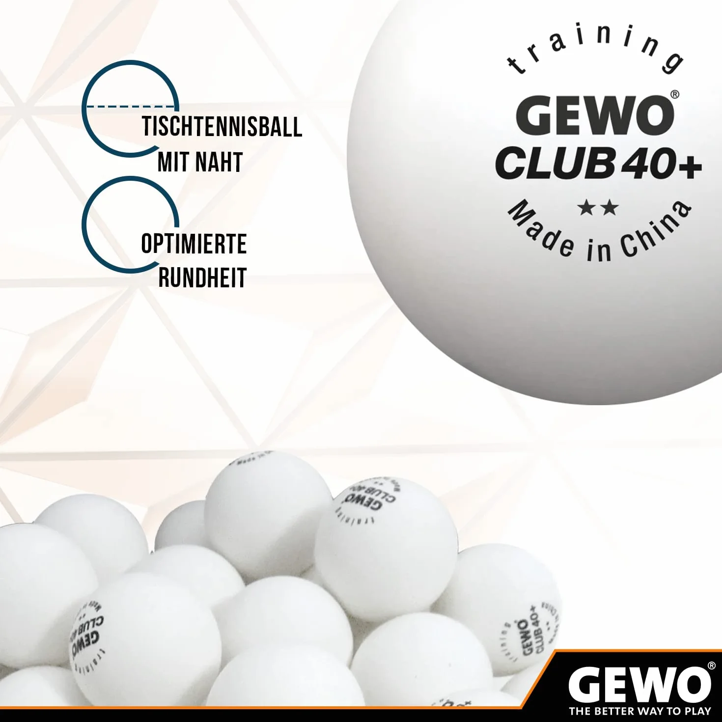 GEWO Club 40+ Piłka treningowa 72 sztuki
