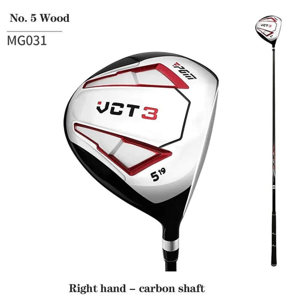 Madera Fairway No.1/3/5/ Iron Club, Cara de aleación de Aluminio 460cc Gran Capacidad Club de Golf Madera, Clubes de Golf para Hombres Deportes y al Aire Libre
