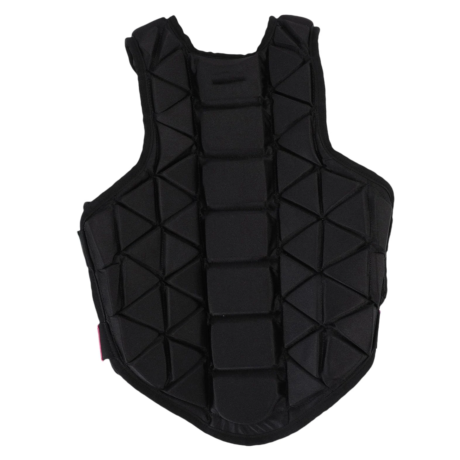 Cocoarm Chaleco para Montar a Caballo para Niños Chaleco Protector Ecuestre de Poliéster Cremallera Frontal Absorción de Golpes Forro Transpirable Ajuste Contorneado para Niños y Niñas Entrenamiento