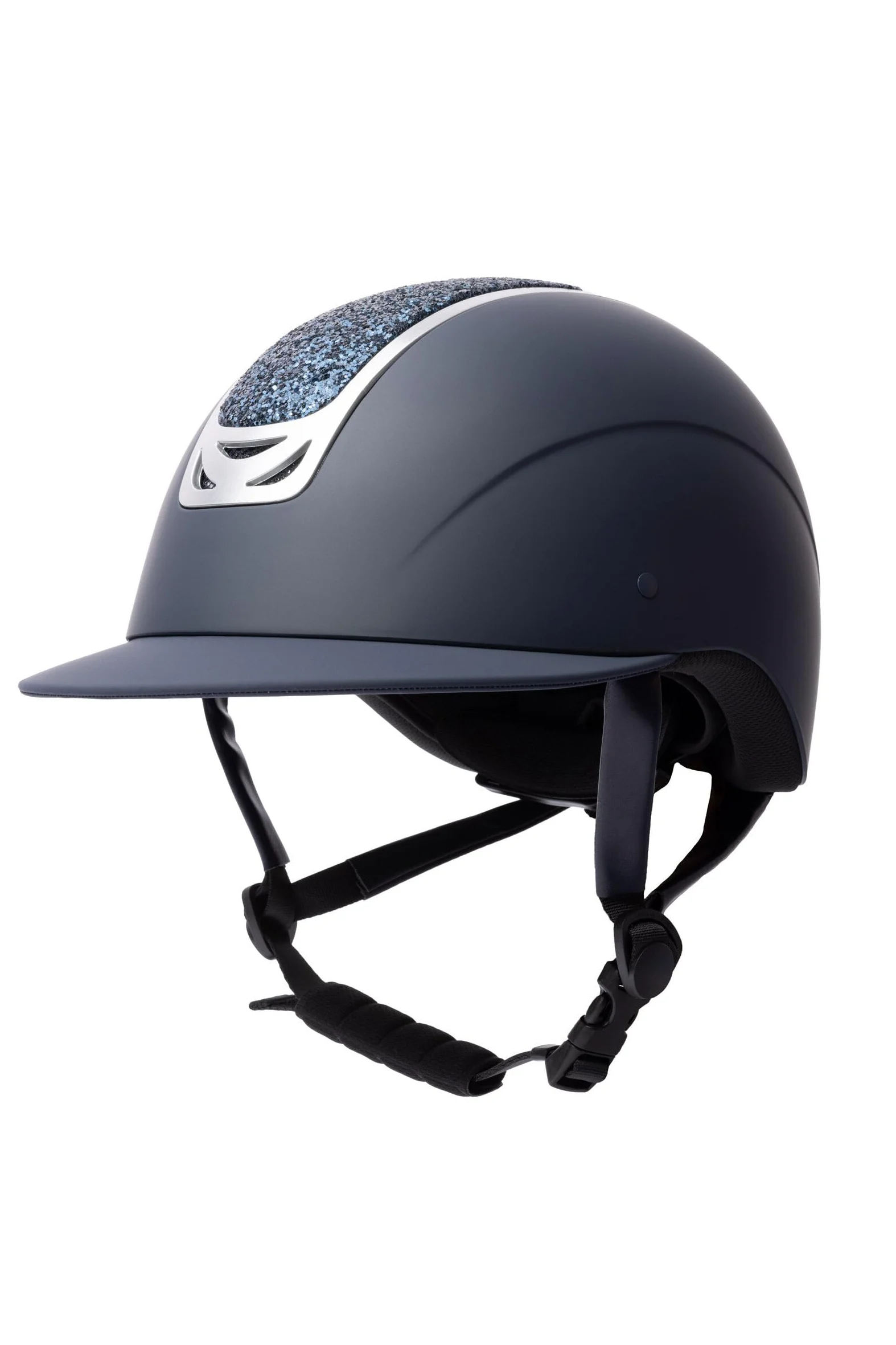 Horze Casco de equitación para mujer con adornos de cristal, CE EN 1384:2023, tamaño ajustable