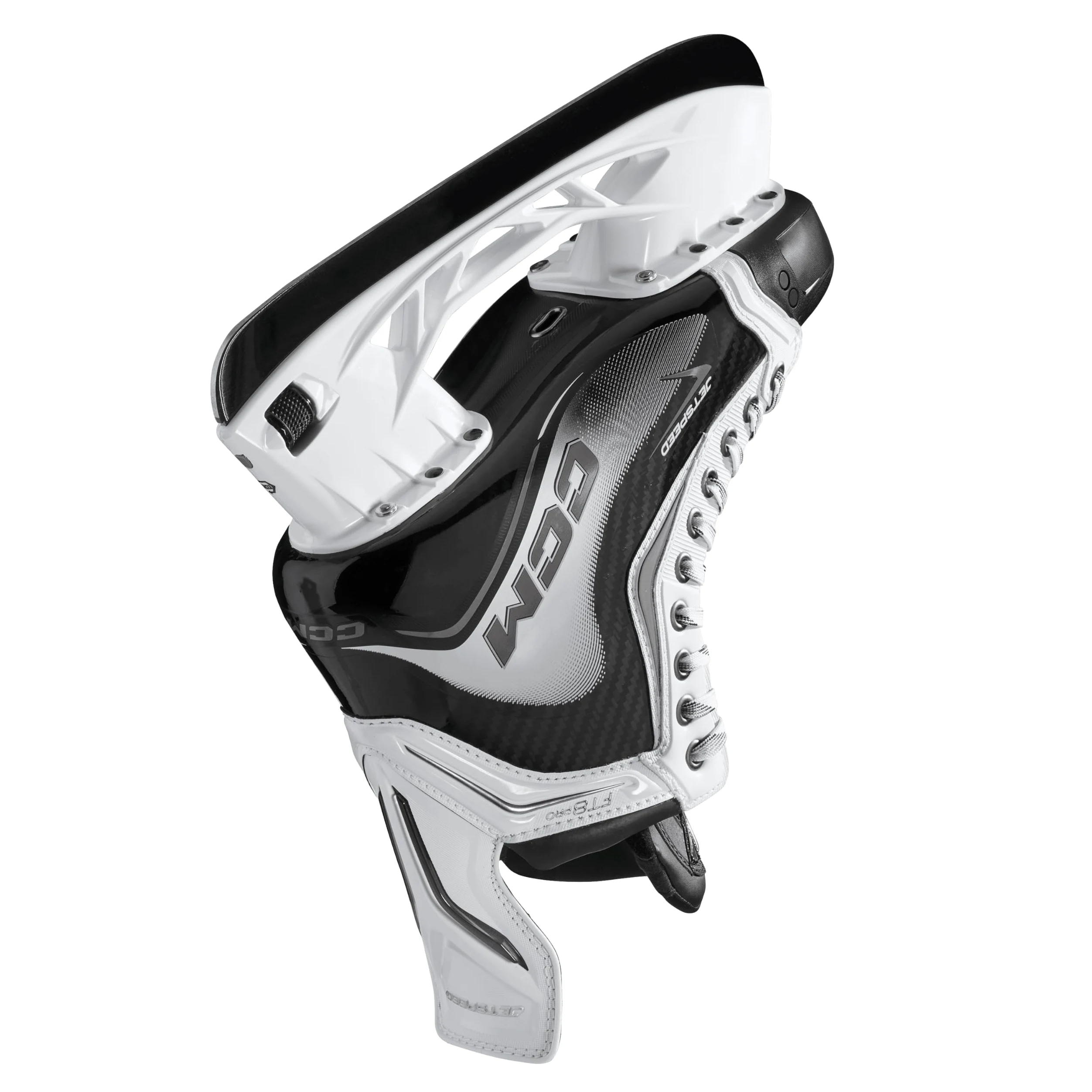 Patines de hielo CCM JETSPEED FT8 PRO White Senior para adultos