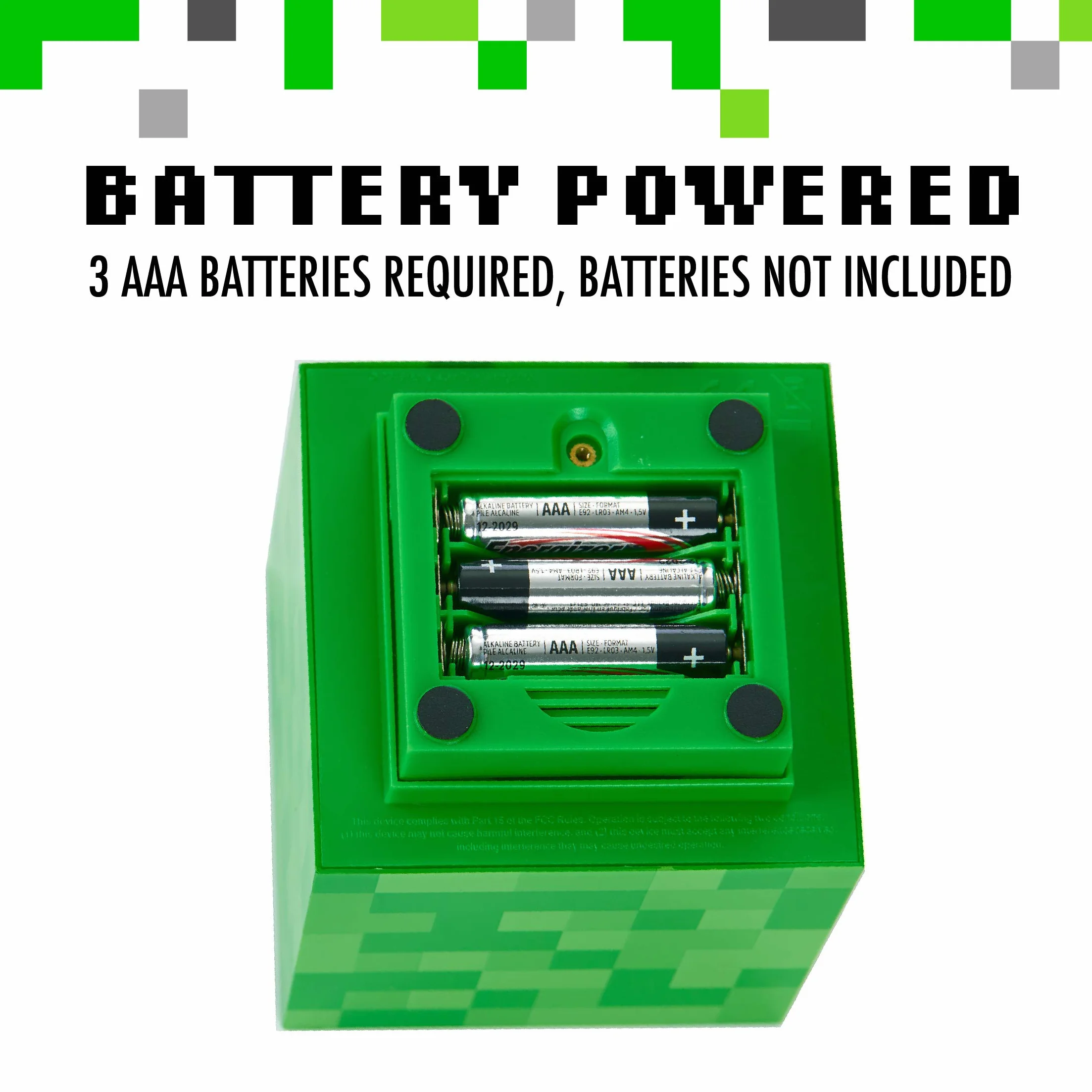 Lámpara de Escritorio Oficial Minecraft Creeper con Sonidos y Luz Nocturna