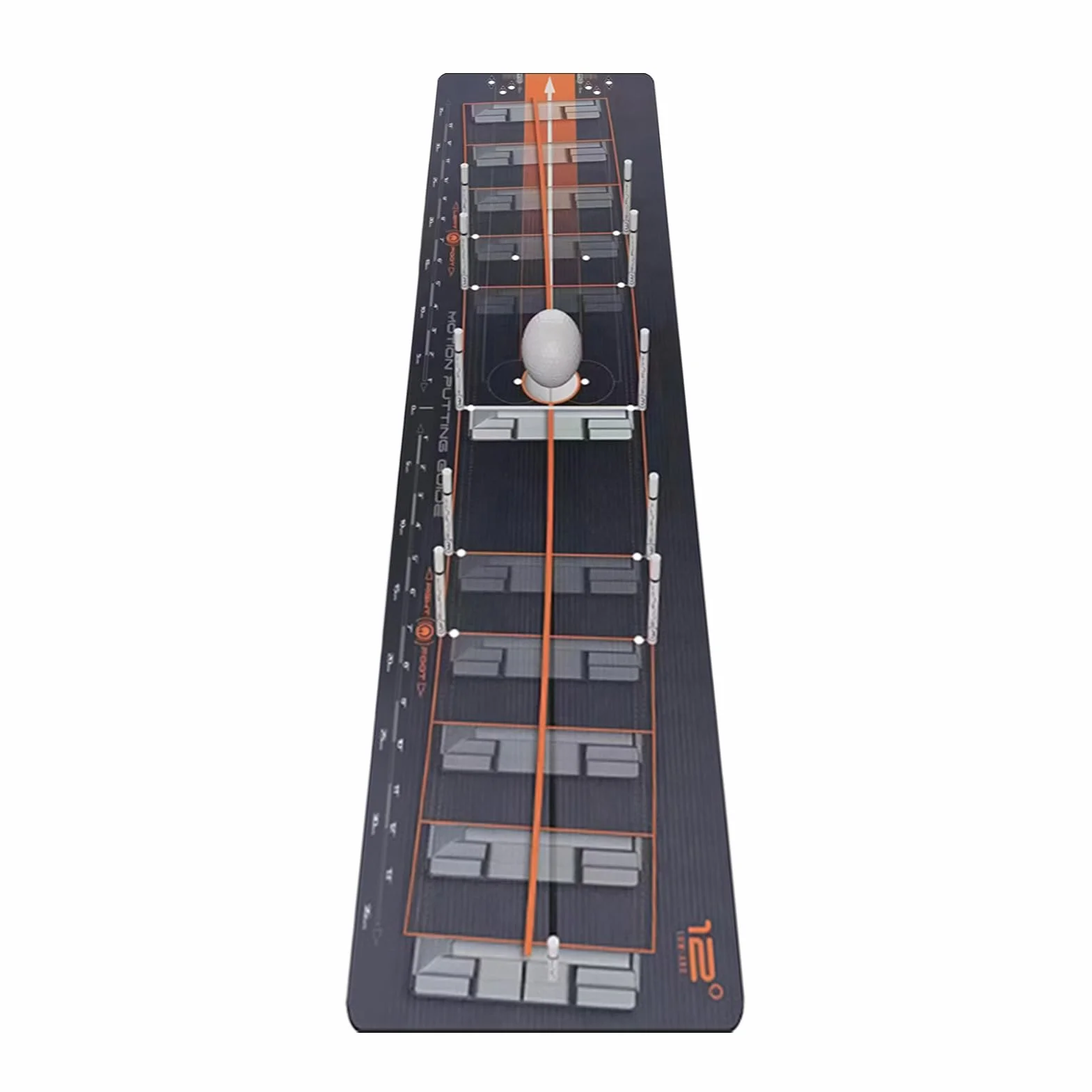 Golf Putting Mat, cubierta de práctica interior, portátil Training Aid, no resbaladizo durable, compacto diseño rollable para backyard, adultos, papá, mujer, día y más