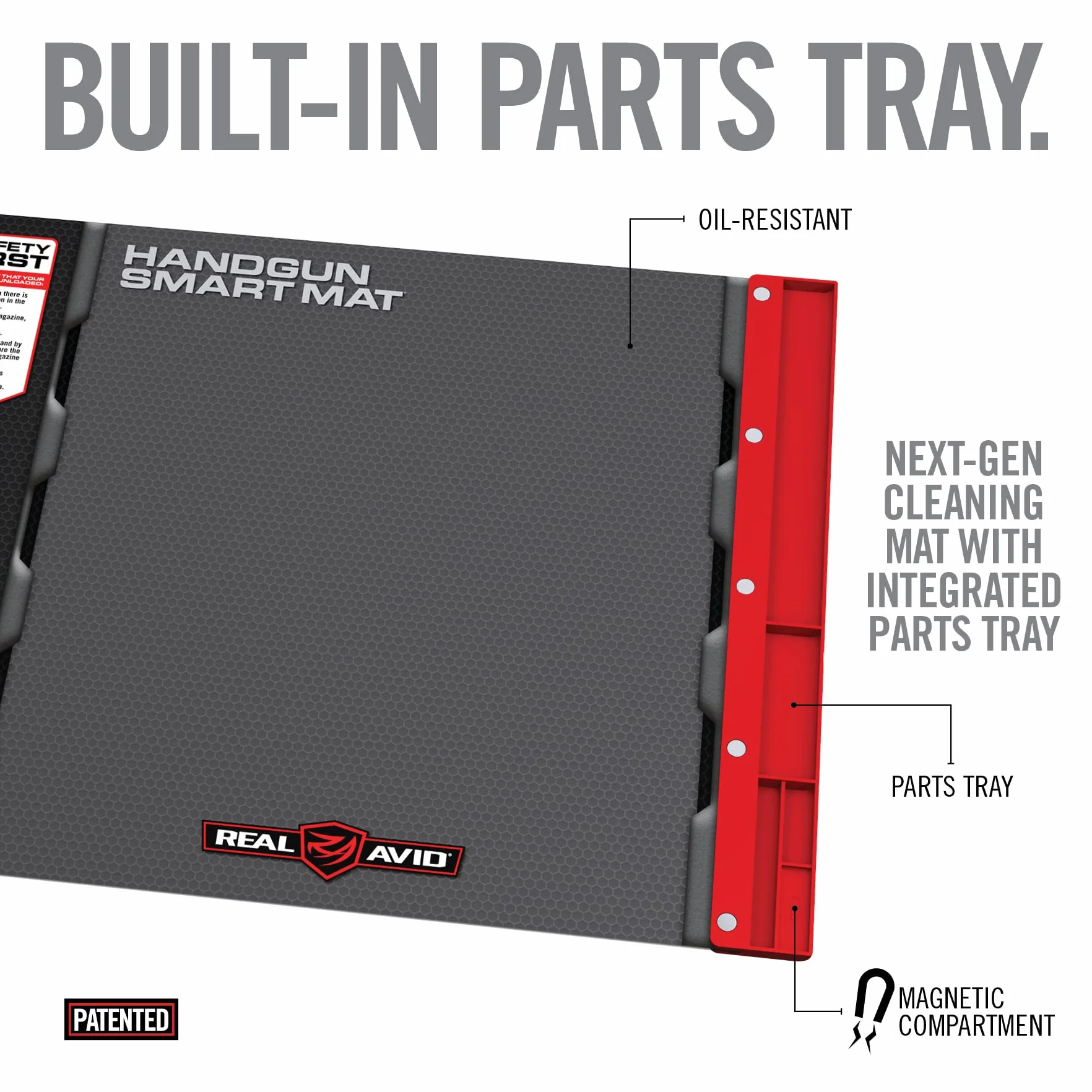 Real Avid Handgun Smart Mat-19-inch by 16-Inch Handgun Cleaning Mat by