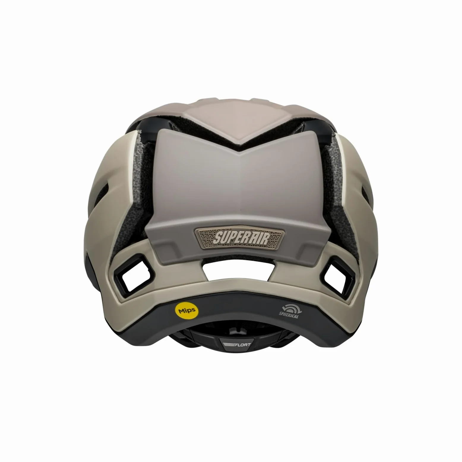 Bell Casco de Bicicleta Unisex Super Air R Spherical para Adultos, Cemento Mate, Gris, M