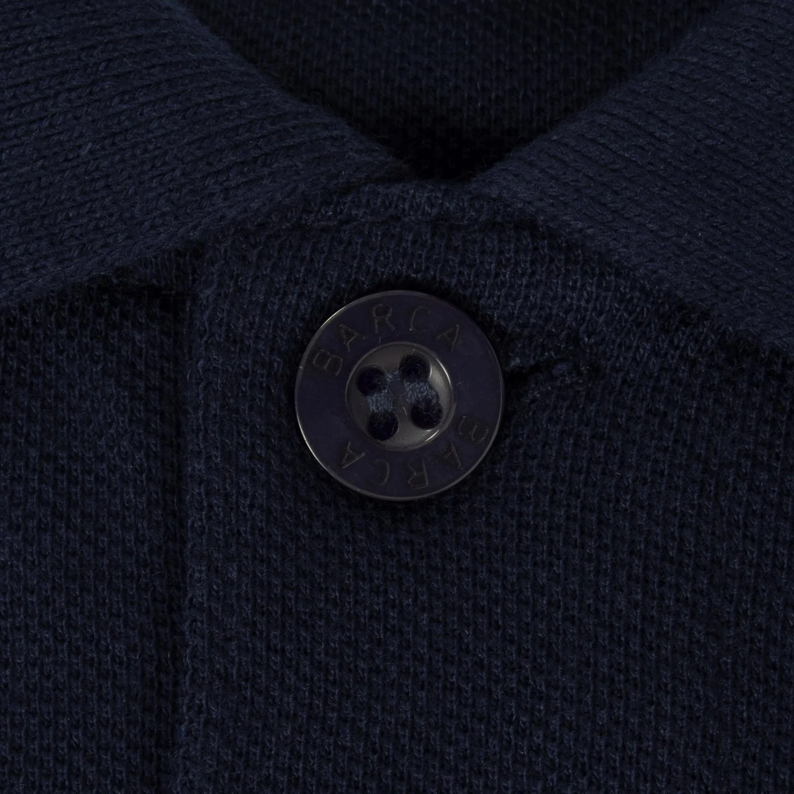 FC Barcelona - Polo Oficial para Hombre - con el Escudo del Club - Azul Marino
