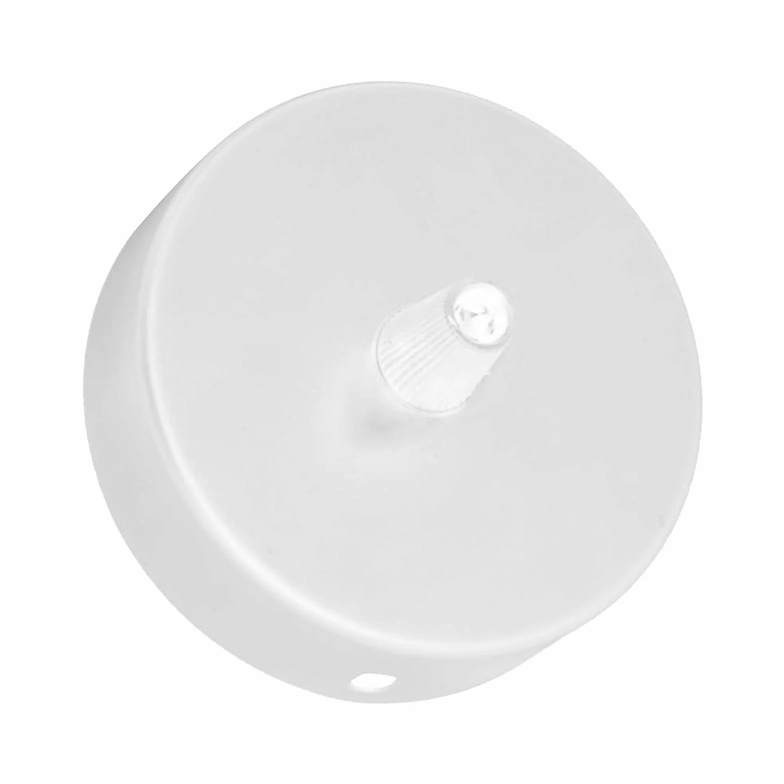Rosetón Lampara Techo Blanco 80 x 25 mm Metálico 2 Piezas