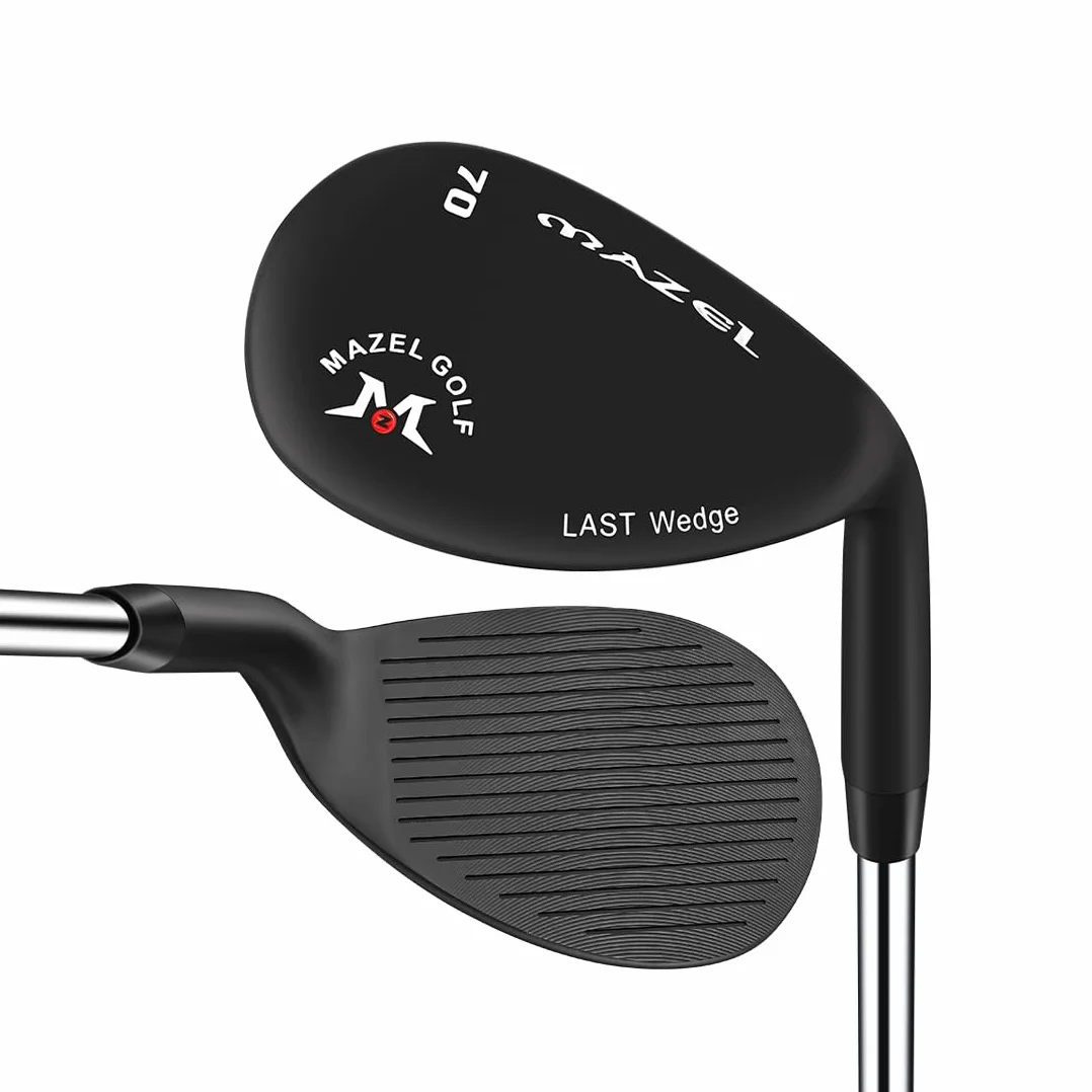 MAZEL Cuñas de Golf 68 70 72 Grados 35 Pulgadas Diestros QPQ Negro CNC Fresado
