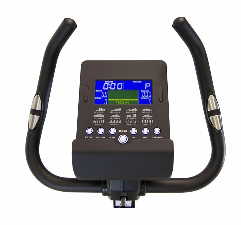 BH Bicicleta Estática Berlin SC100 - Hasta 7 Horas semanales - 24 Niveles de Intensidad - Volante de 9kg