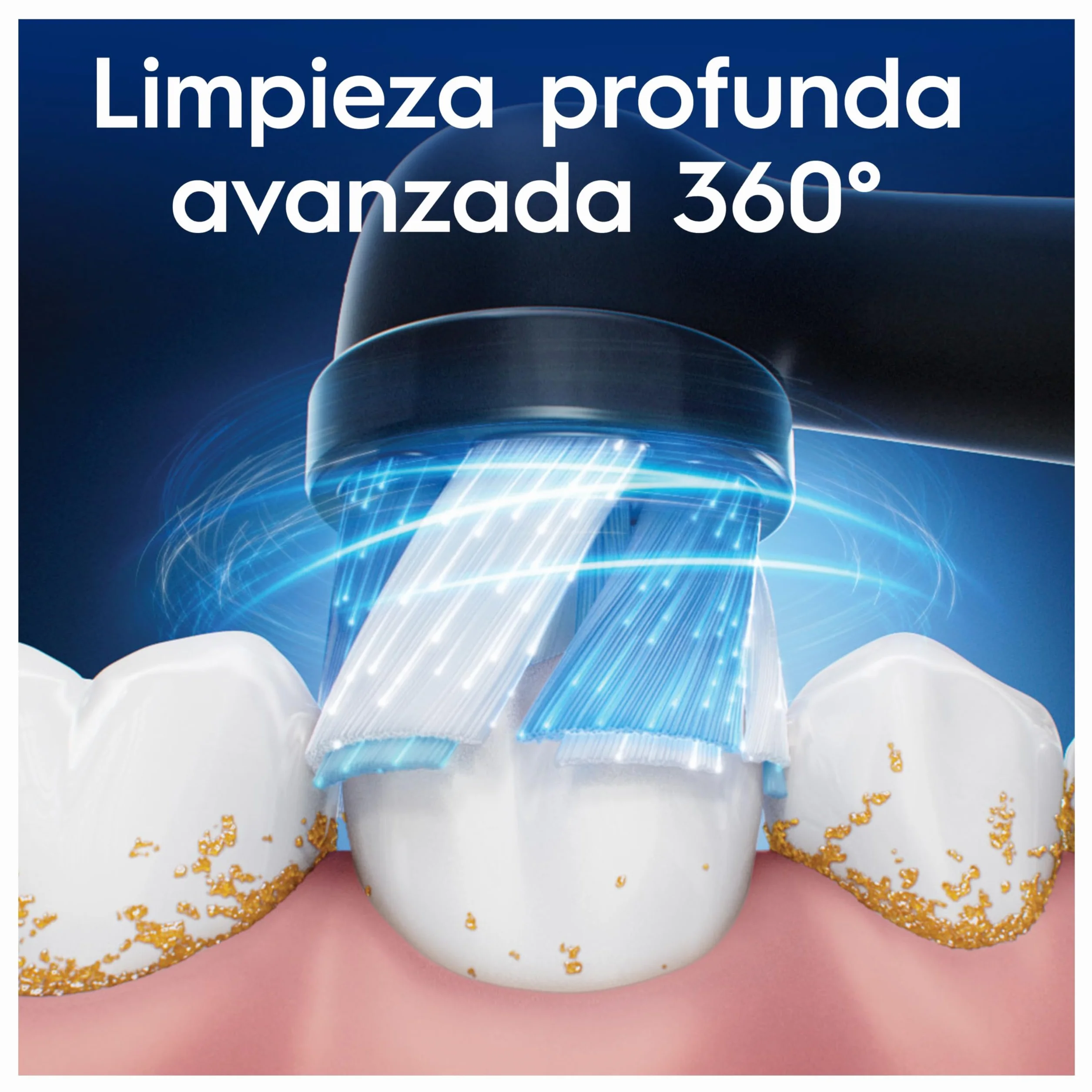 Oral-B iO Ultimate Clean Cabezales De Recambio Originales, Pack de 6, Negros Para Cepillos Eléctricos