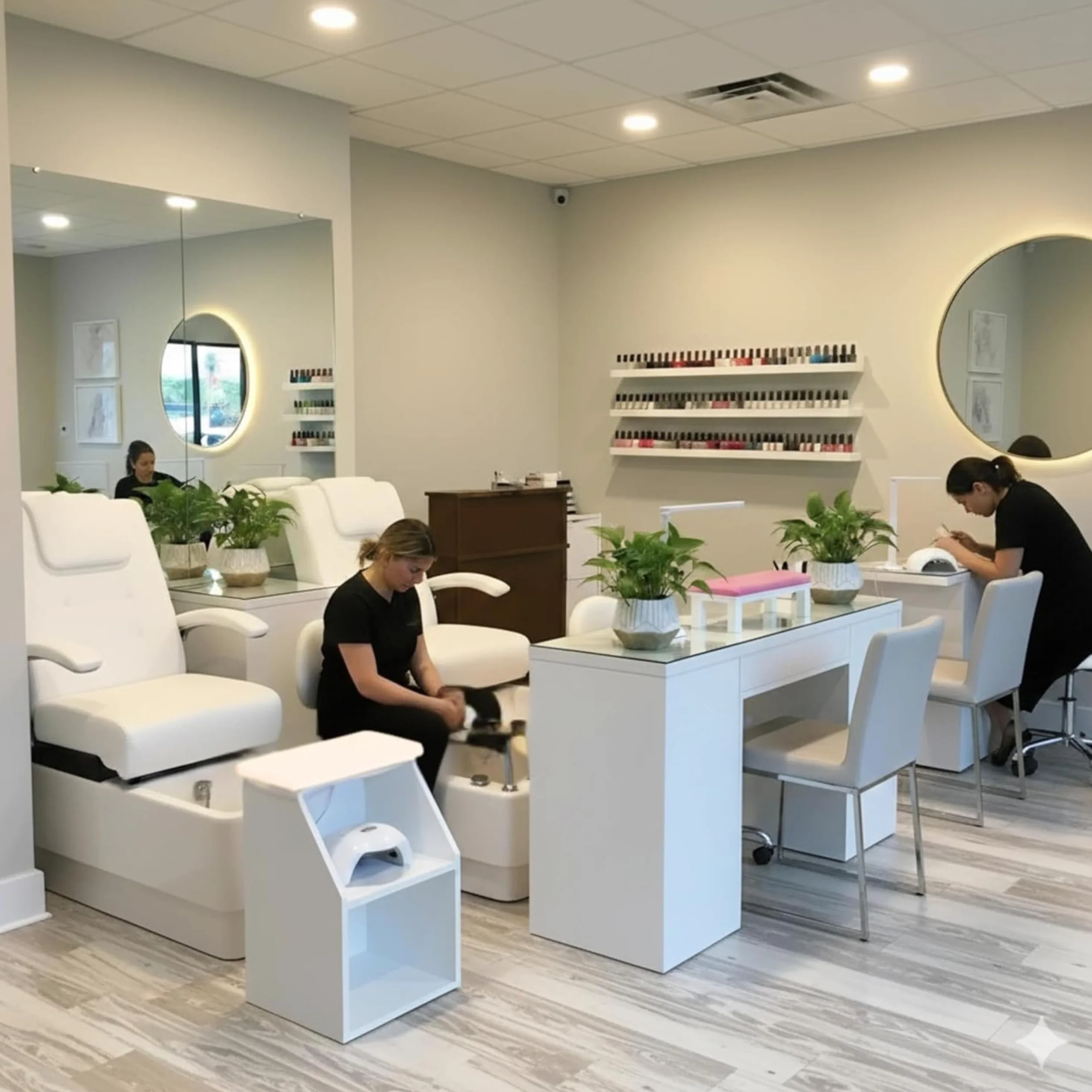 Reposapiés Pedicura Profesional Soporte Ergonómico Antideslizante Fabricado en España Blanco