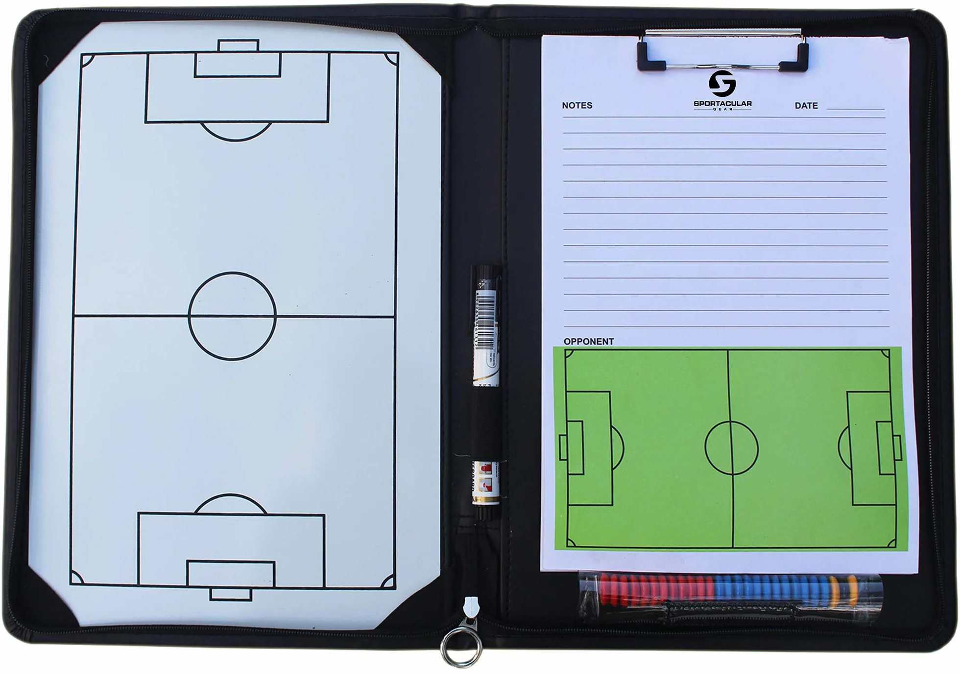 Carpeta Táctica Plegable para Entrenamiento de Fútbol