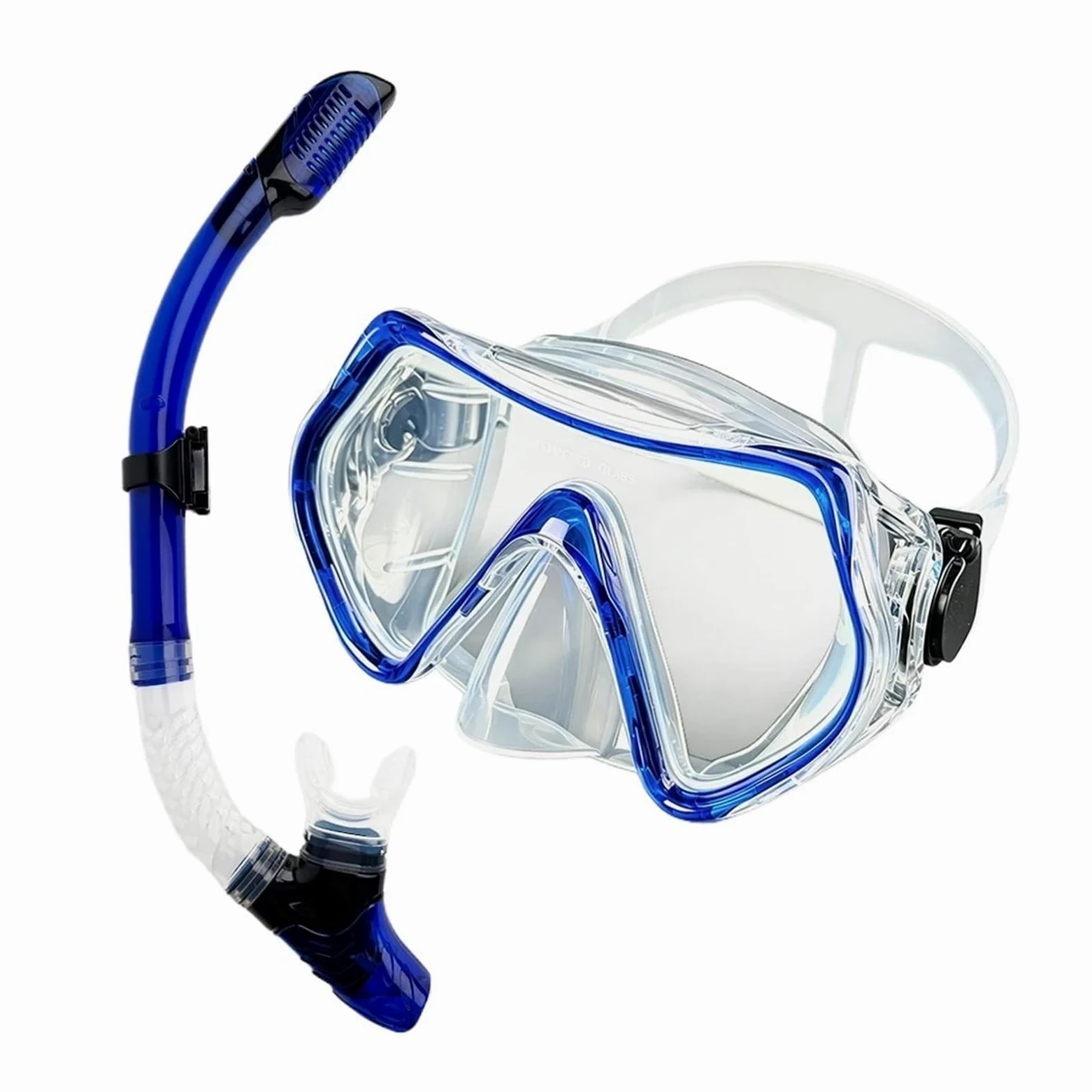 Máscara de Snorkel for Nadar | Lente Vidrio Templado y Hebilla liberación rápida | Equipo Deportes oceánicos