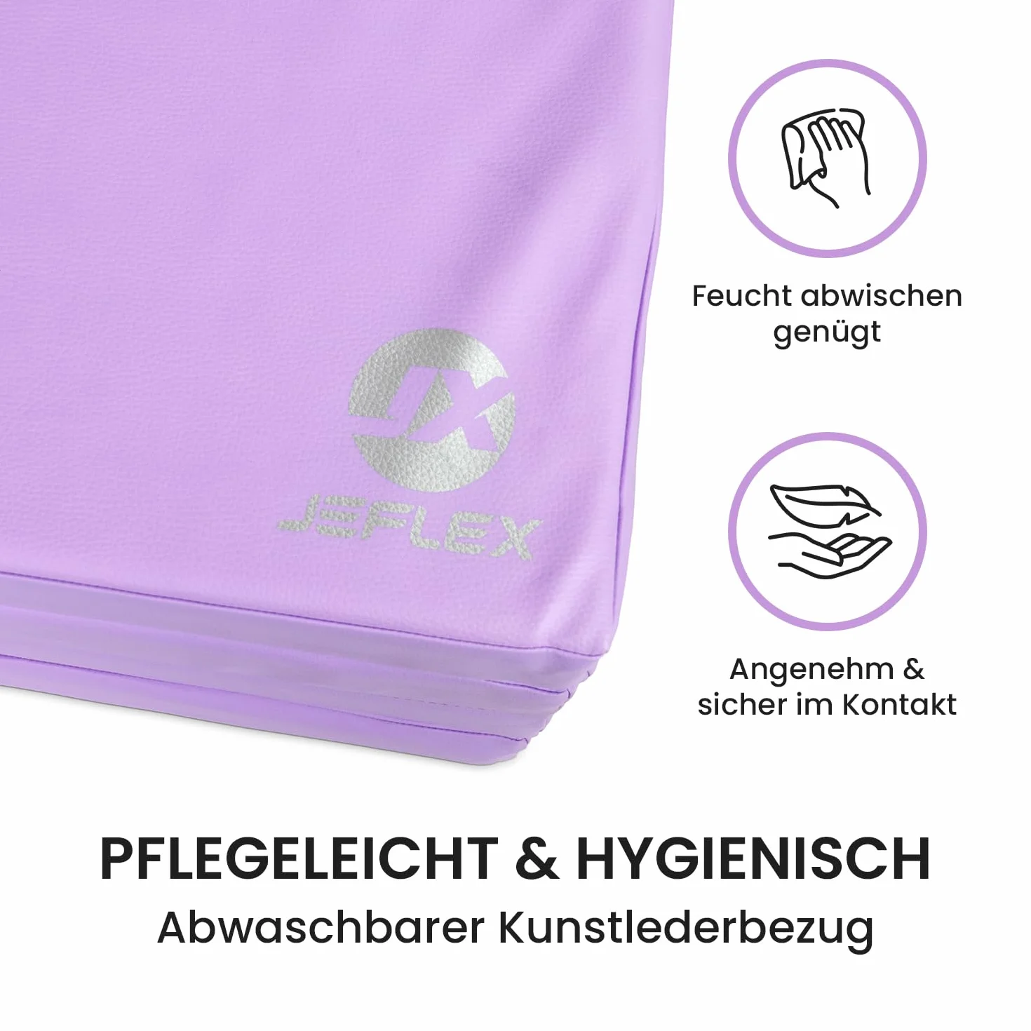 Colchoneta plegable Gimnasia 200 x 100 x 8 cm Jeflex Esterilla de yoga