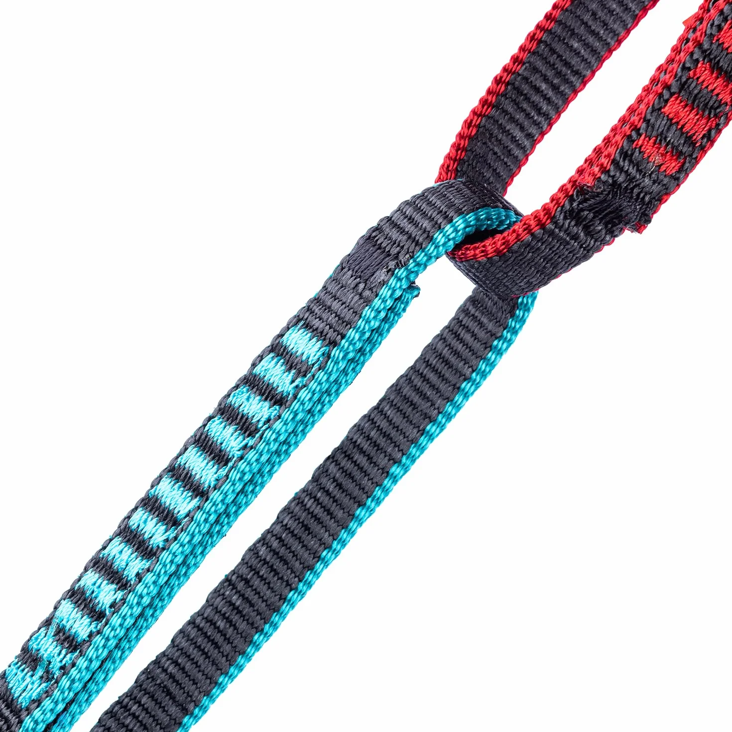 FIXE - Cabo de Anclaje Multichain Cinchless 90 cm en HMPE, Cinta Ajustable para Escalada y Alpinismo, Sistema sin Estrangular el Arnés, Resistencia 22 kN, Certificación EN566 y UIAA 104