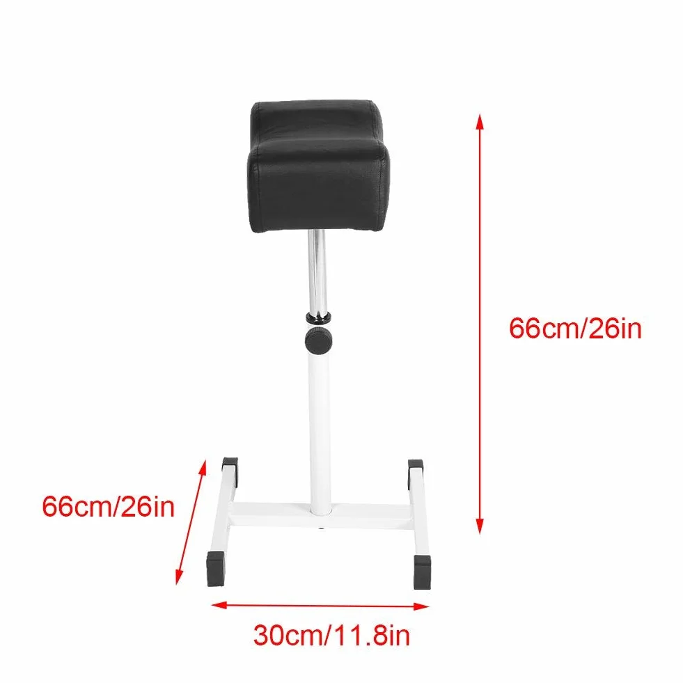 Taburete reposapiés ajustable para pedicura ergonómico salón spa
