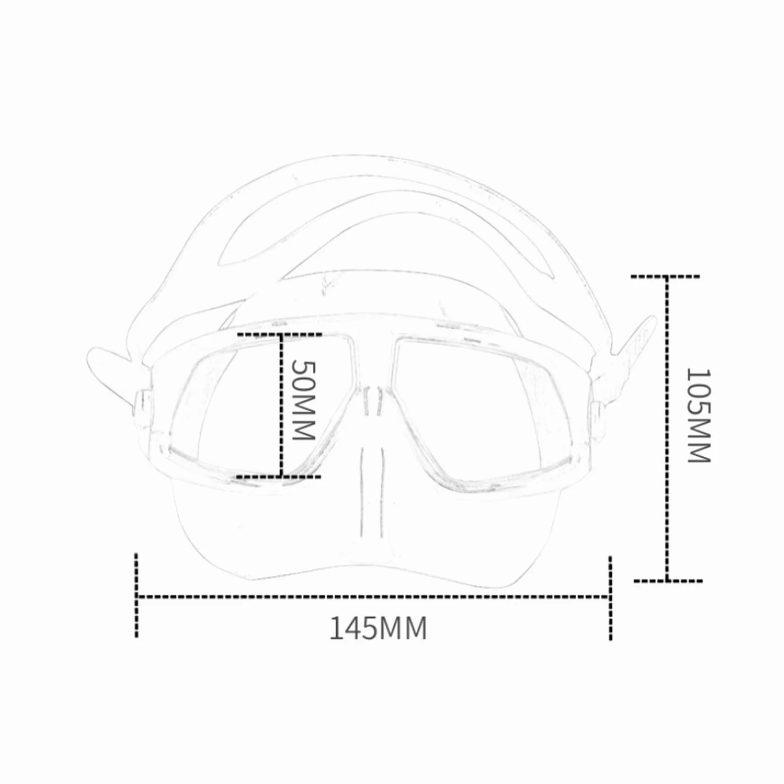 Máscara de Buceo, Gafas de Buceo, Equipo Cómodo, Gafas de Snorkel, Gafas de Natación para Piscina, Natación Y Surf.