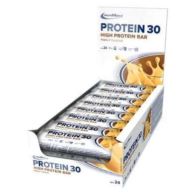 IronMaxx Protein 30 Barritas Altas en Proteína Cacahuete 24 x 35g