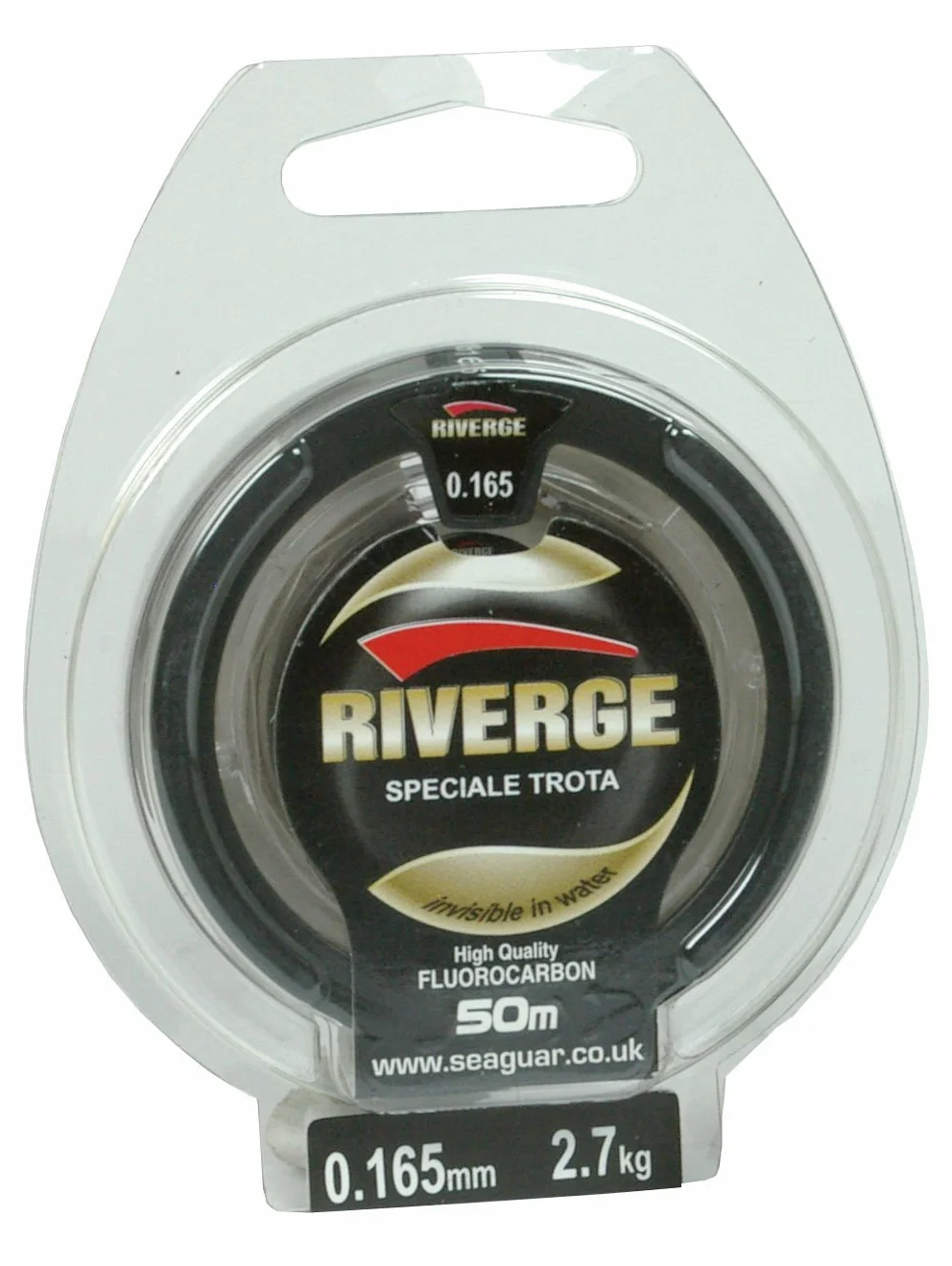 Seaguar Hilos de Pesca Riverge Trota Colmic 0.16 mm 50 m Fluorocarbono Spinning Surfcasting Boloñesa