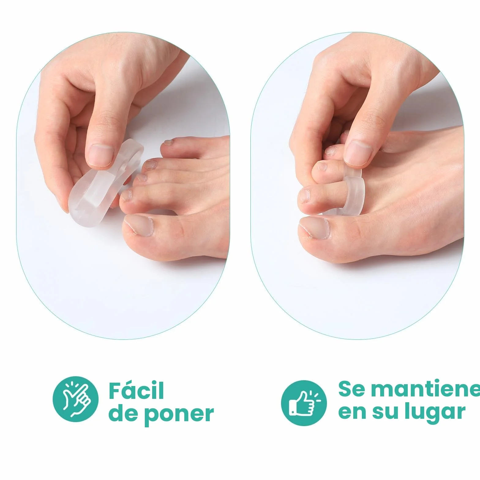 Welnove 8 Almohadillas para Dedos de Martillo, Cojines para Dedos Curvos, Torcidos, Rizados, Garras, Apoyo Suave y Reorientación