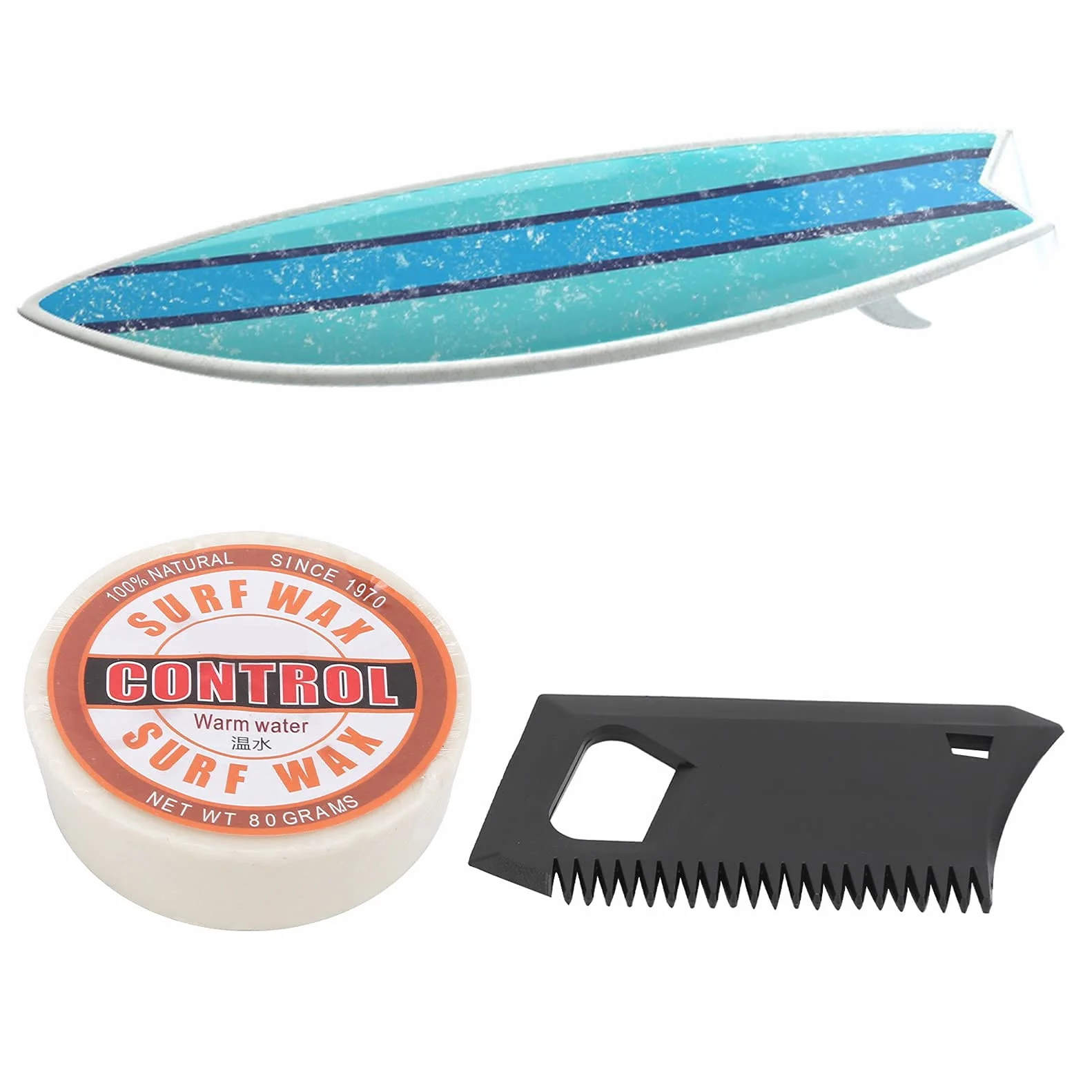 VGEBY Surf Wax Portable Antideslizante Parafina Surf Skateborad Wax Tabla de Surf Accesorio con Peine de Cera
