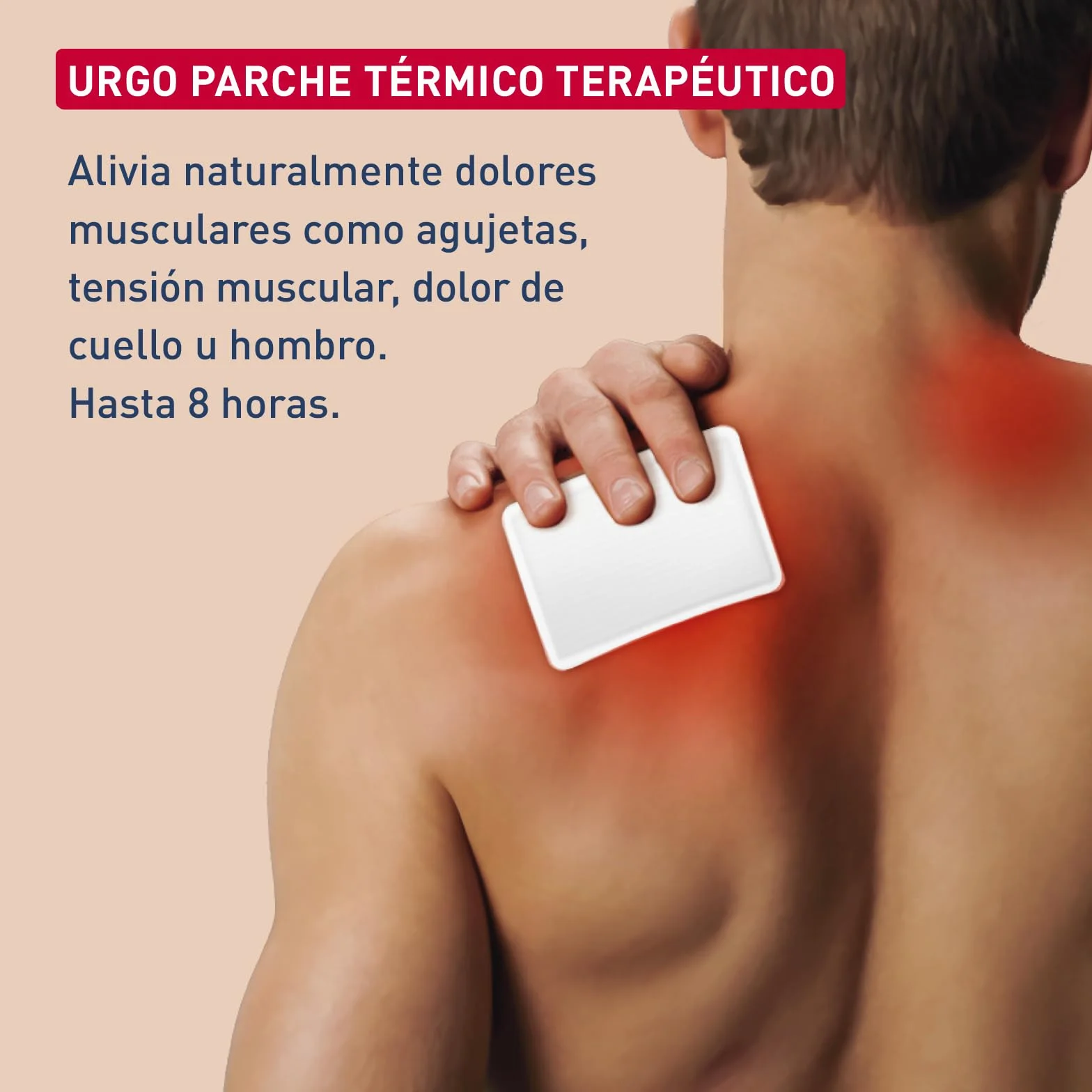 Urgo Parche térmico terapéutico 10 cm x 13 cm Caja 4 unidades