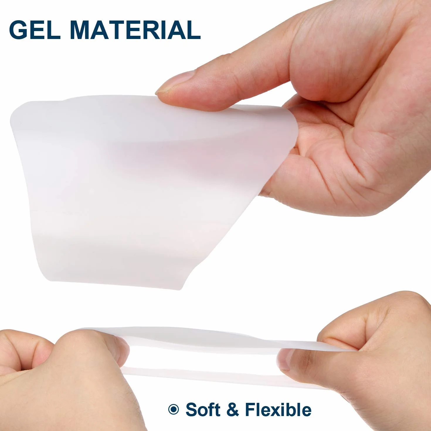 Almohadillas de gel para soporte de arco pies planos, fascitis plantar, espolones del talón