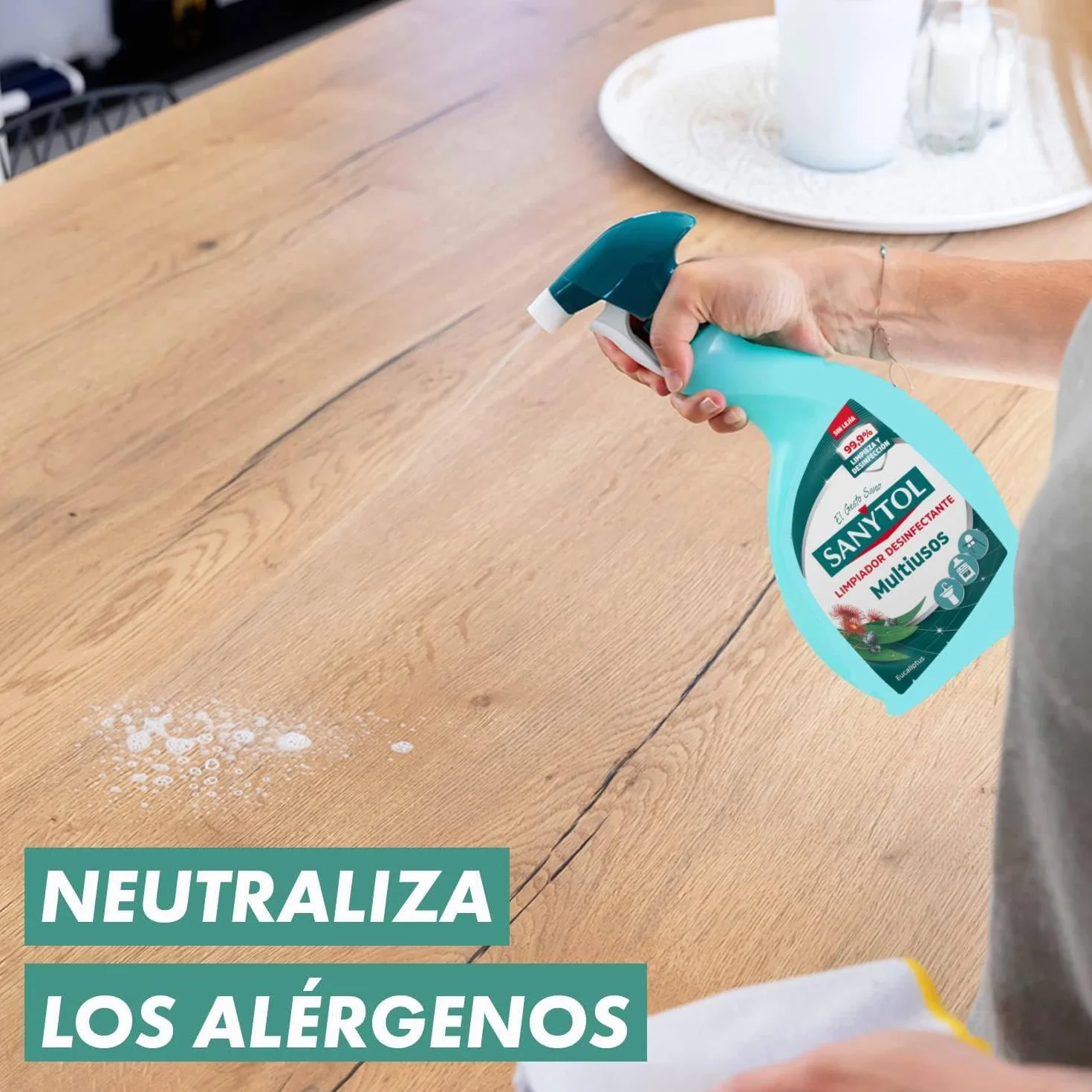 Sanytol Limpiador Desinfectante Multiusos Sin Lejía Pack 4x750ml 3L