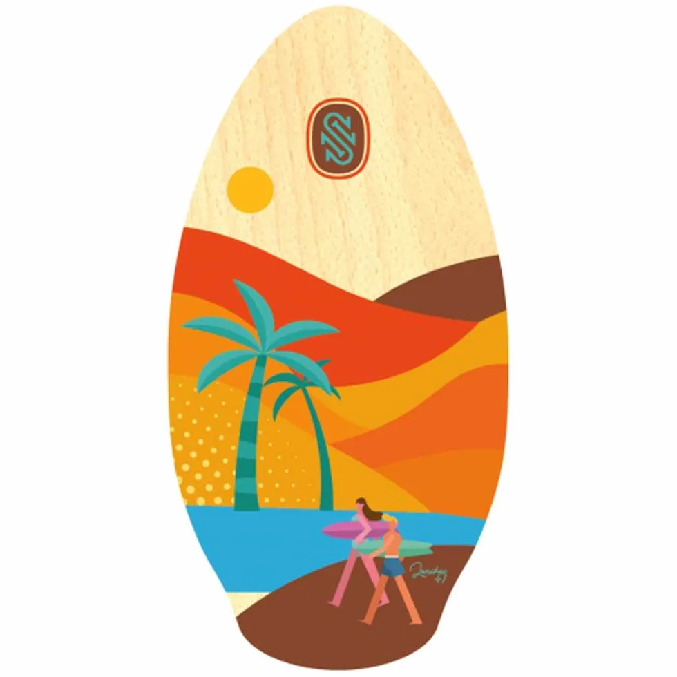 Surfboard Skimboard SkimOne 41 105 cm Lanikai Rojo Naranja