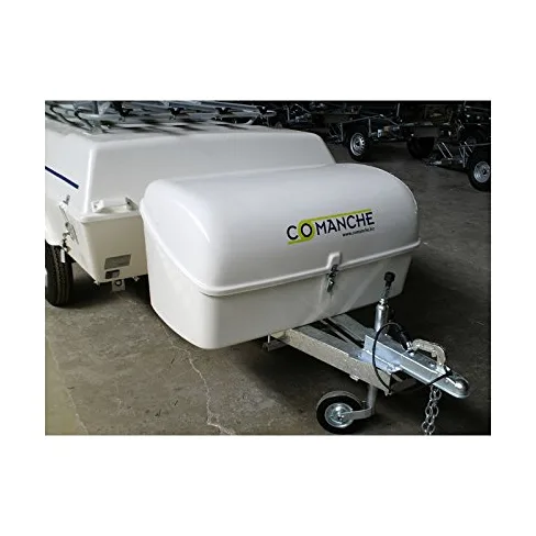 COMANCHE Cofre Camper portaequipaje con Patas y Cocina para Remolque, Medidas 117x63x57cm