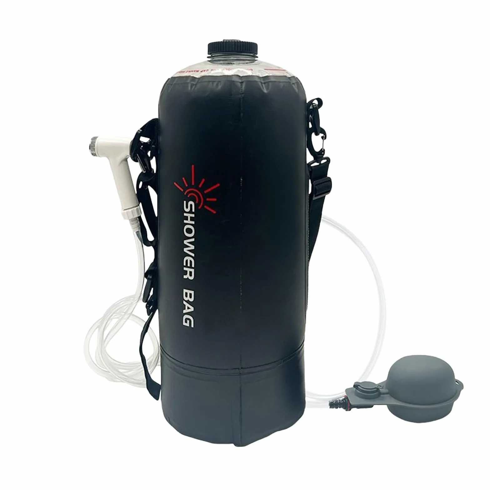 Bolsa De Ducha De Camping Equipo Portátil De Senderismo Y Mochila, Kit De | Duchas Solares Portátiles Para Acampar Cabezal Intercambiable para Senderismo, Natación, Aire Libre