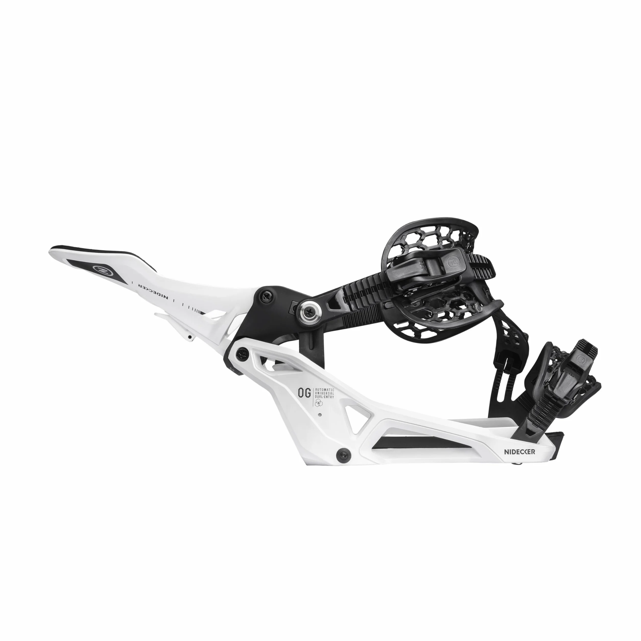 Nidecker OG Supermatic Fijaciones de Snowboard Automáticas XL Blanco
